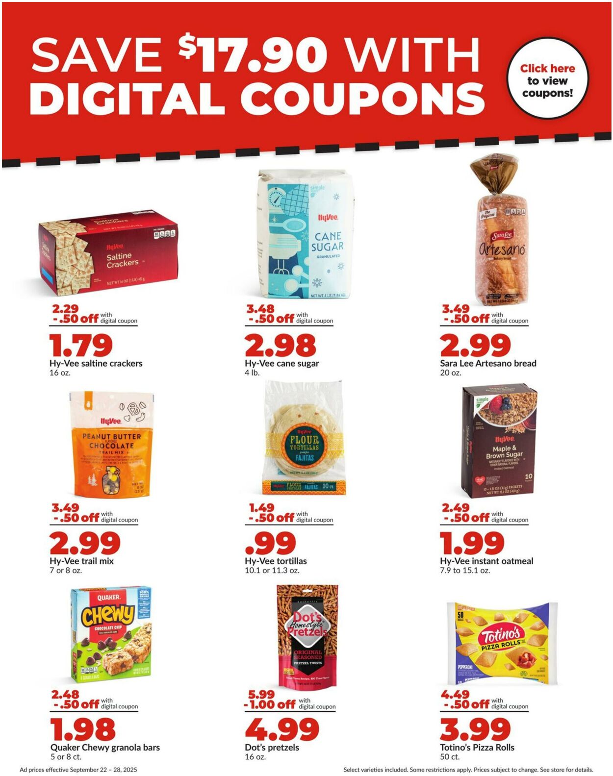 Weekly ad Hy-Vee 09/22/2025 - 09/28/2025