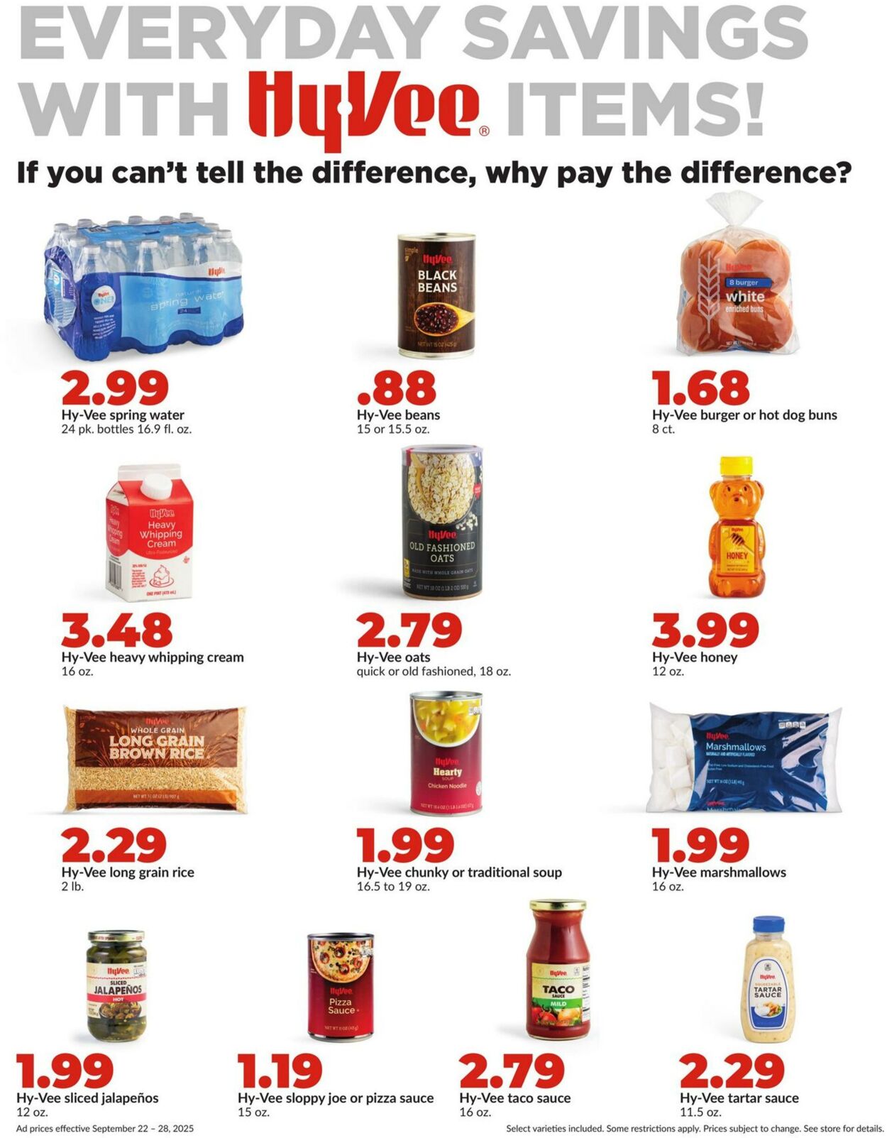 Weekly ad Hy-Vee 09/22/2025 - 09/28/2025