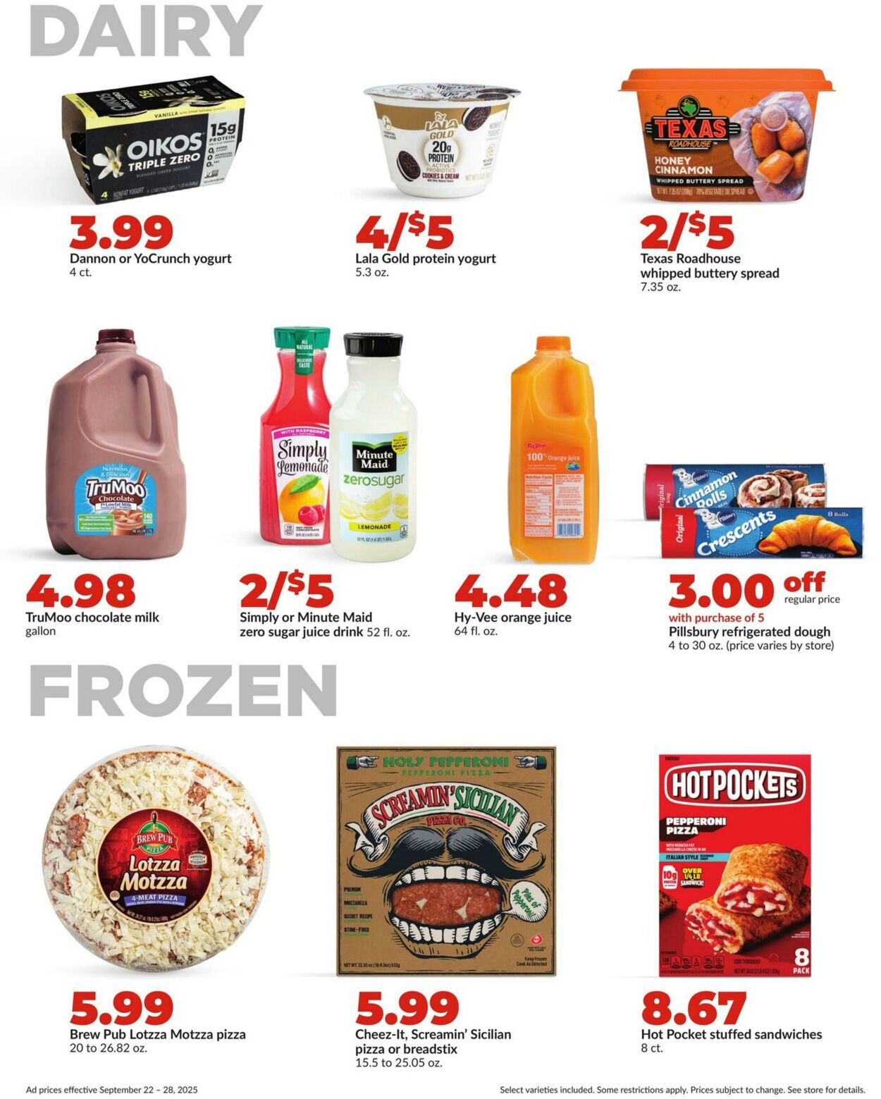 Weekly ad Hy-Vee 09/22/2025 - 09/28/2025