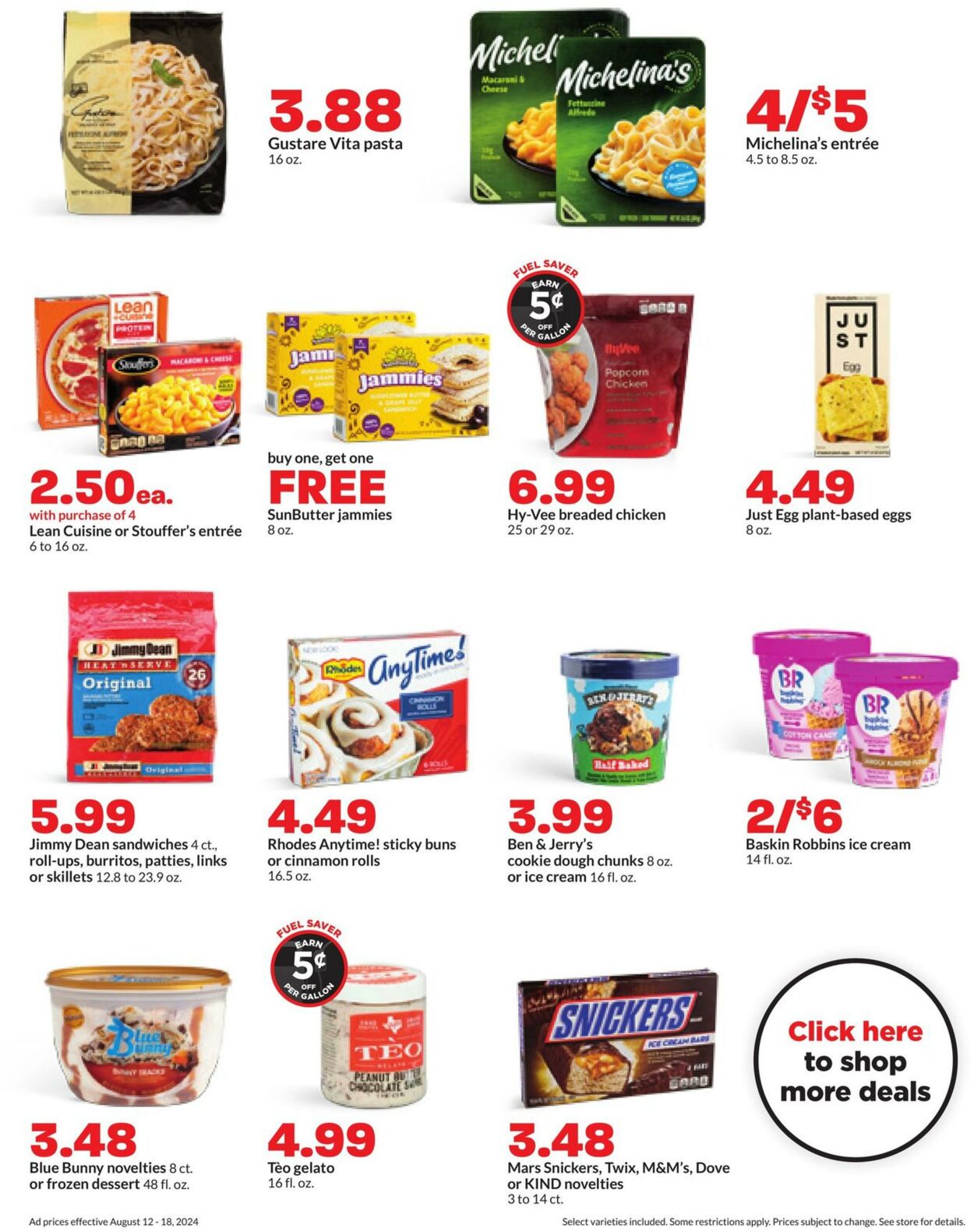 Weekly ad Hy-Vee 08/12/2024 - 08/18/2024