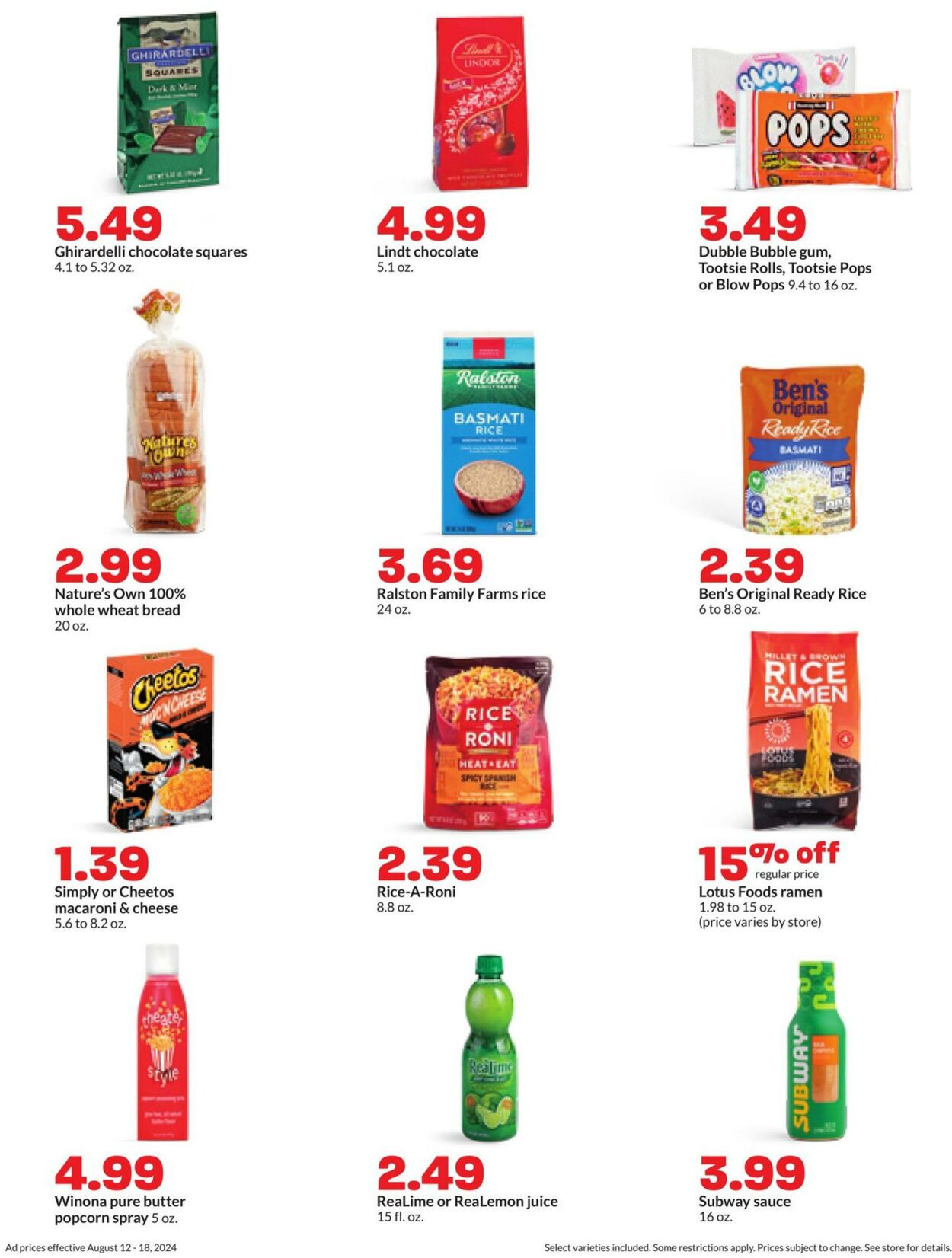 Weekly ad Hy-Vee 08/12/2024 - 08/18/2024