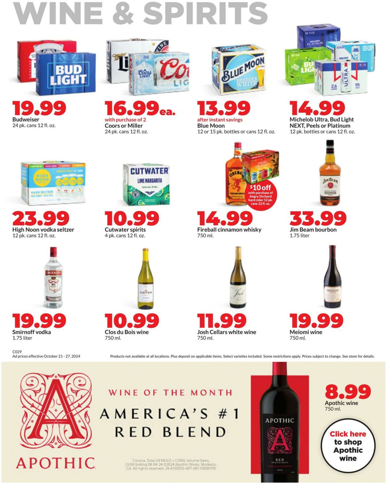 Weekly ad Hy-Vee 10/21/2024 - 10/27/2024