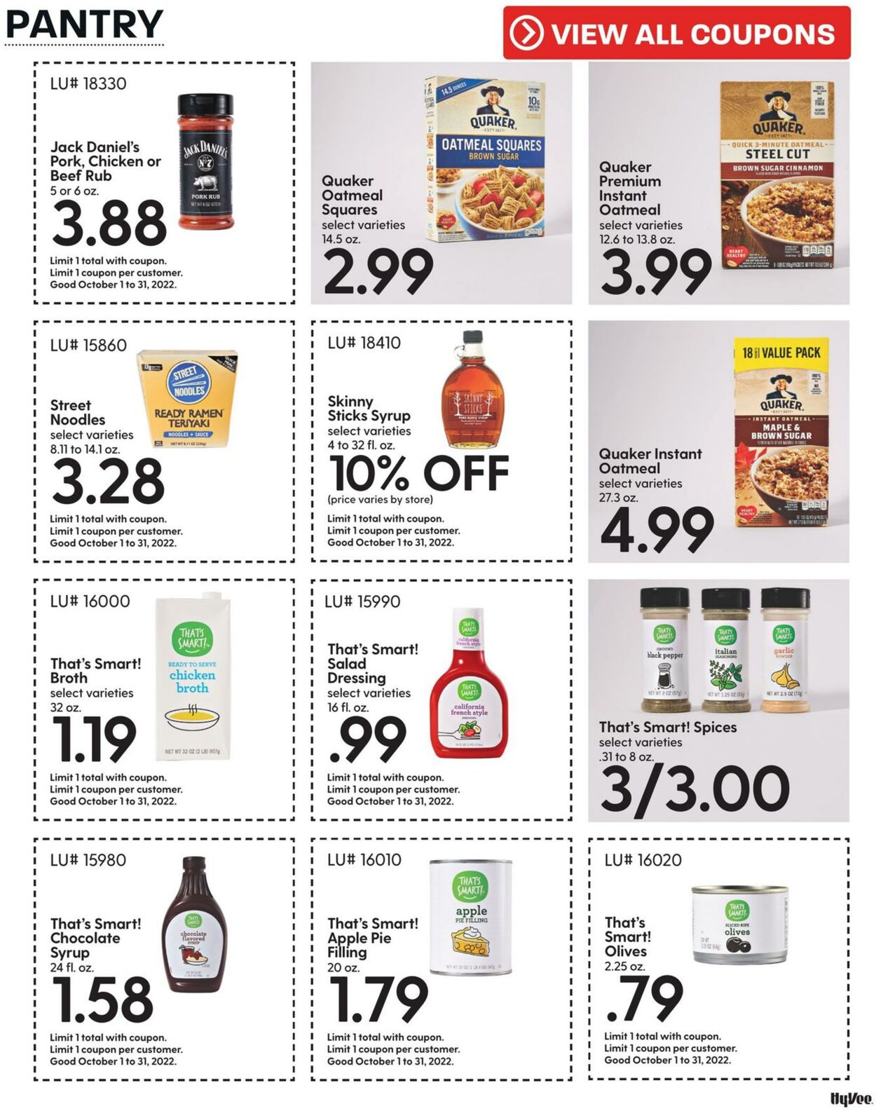 Weekly ad Hy-Vee 10/01/2022 - 10/31/2022