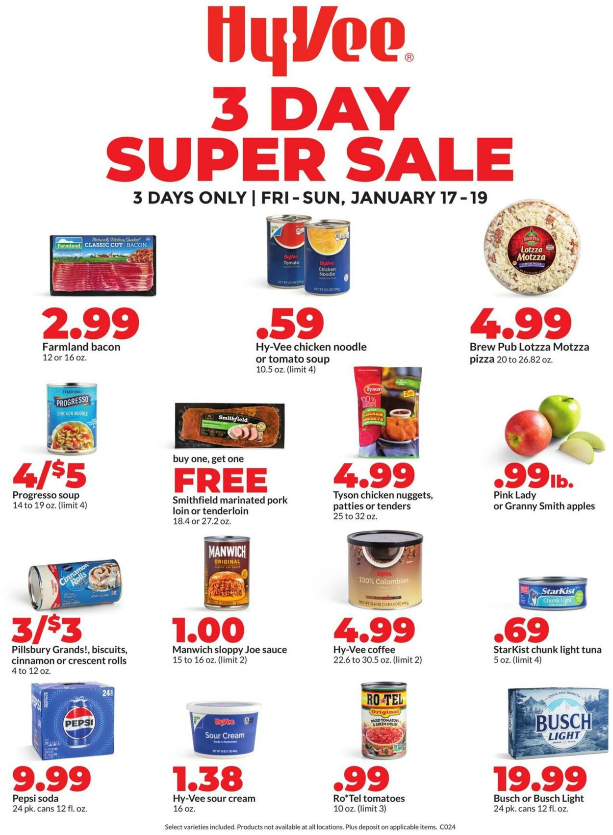 Weekly ad Hy-Vee 01/17/2025 - 01/19/2025