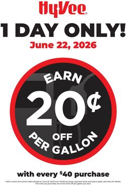 Weekly ad Hy-Vee 06/22/2026 - 06/22/2026