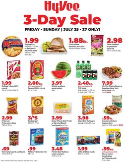 Weekly ad Hy-Vee 07/25/2025 - 07/27/2025