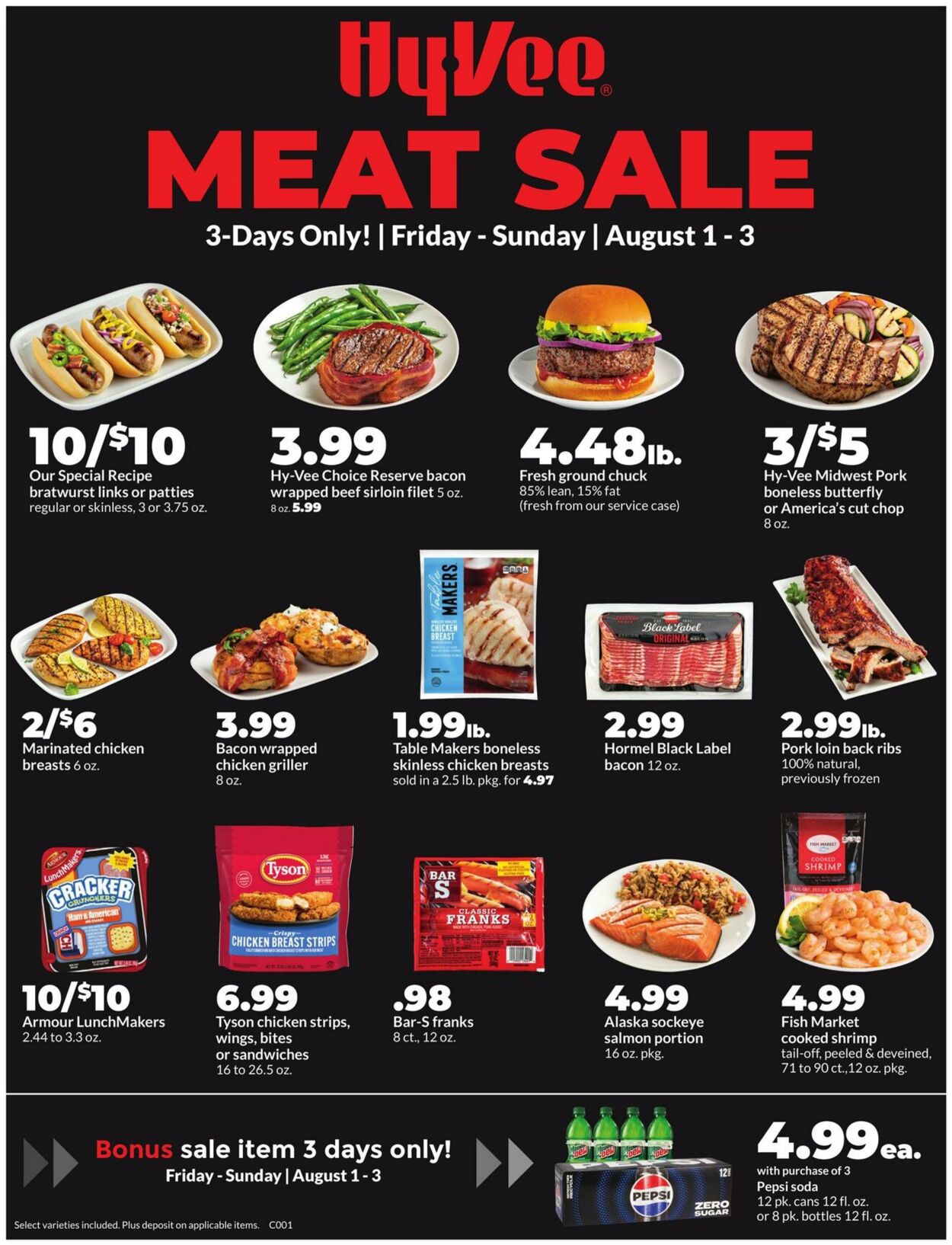 Weekly ad Hy-Vee 08/01/2025 - 08/03/2025