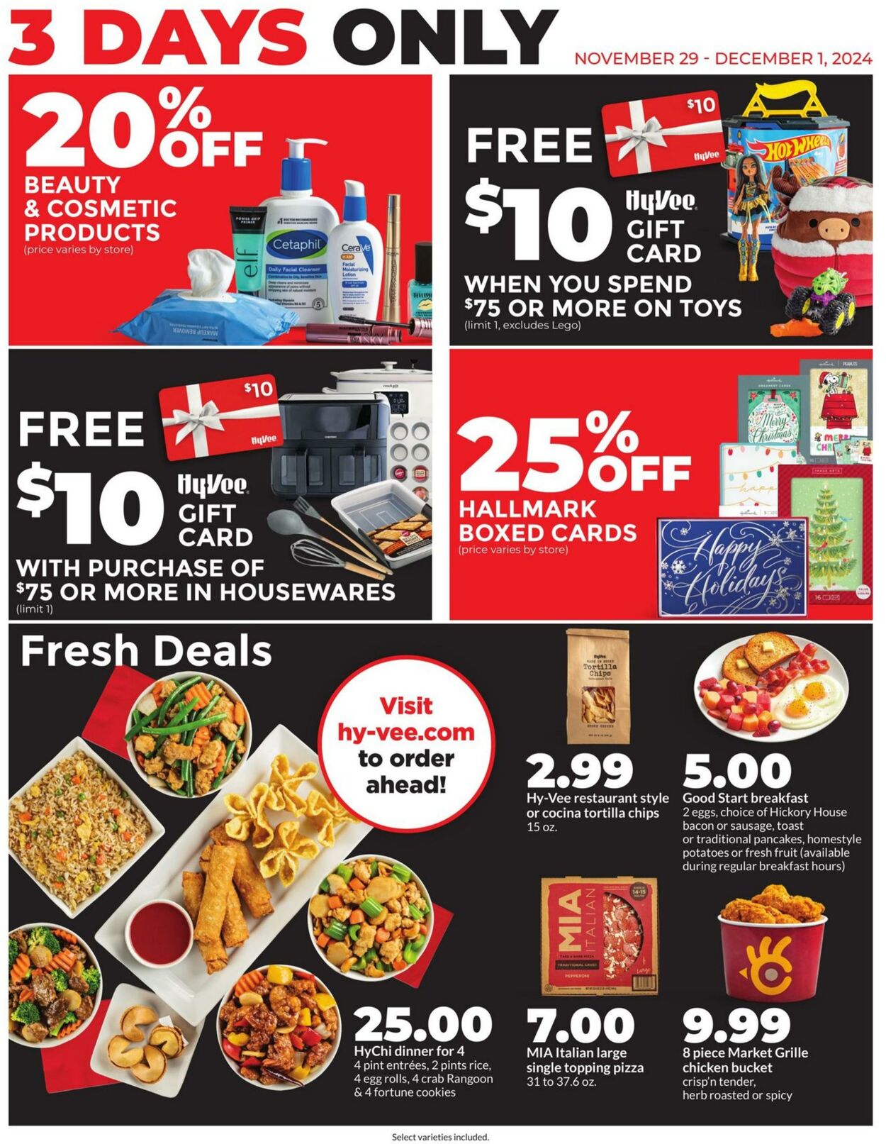 Weekly ad Hy-Vee 11/29/2024 - 12/01/2024