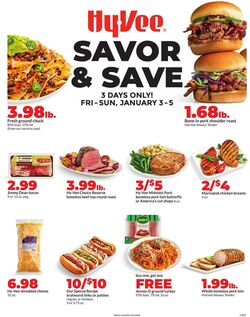 Weekly ad Hy-Vee 01/03/2025 - 01/05/2025