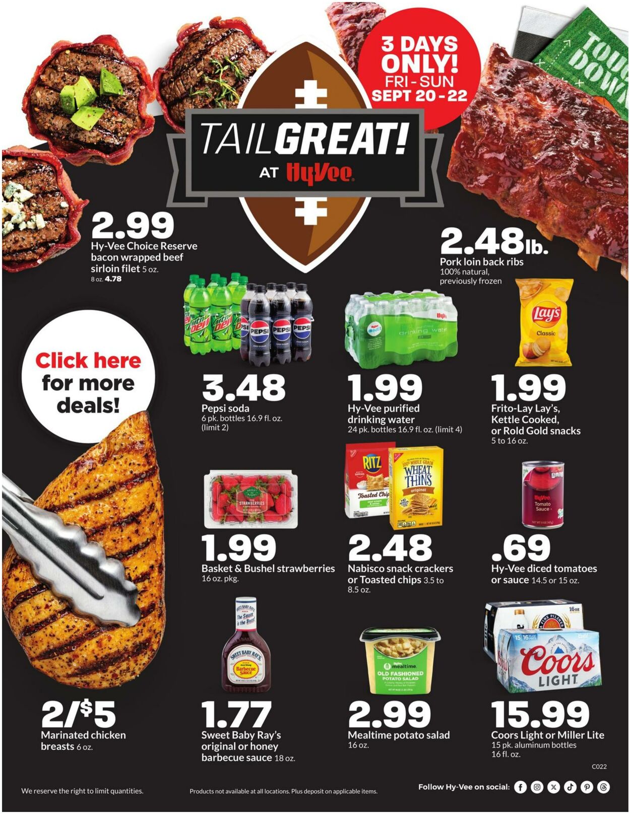 Weekly ad Hy-Vee 09/20/2024 - 09/22/2024