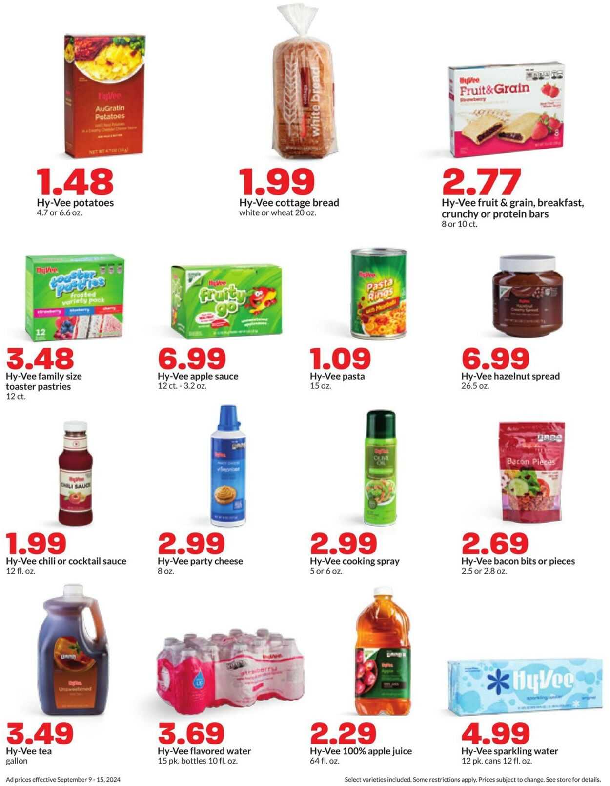 Weekly ad Hy-Vee 09/09/2024 - 09/15/2024