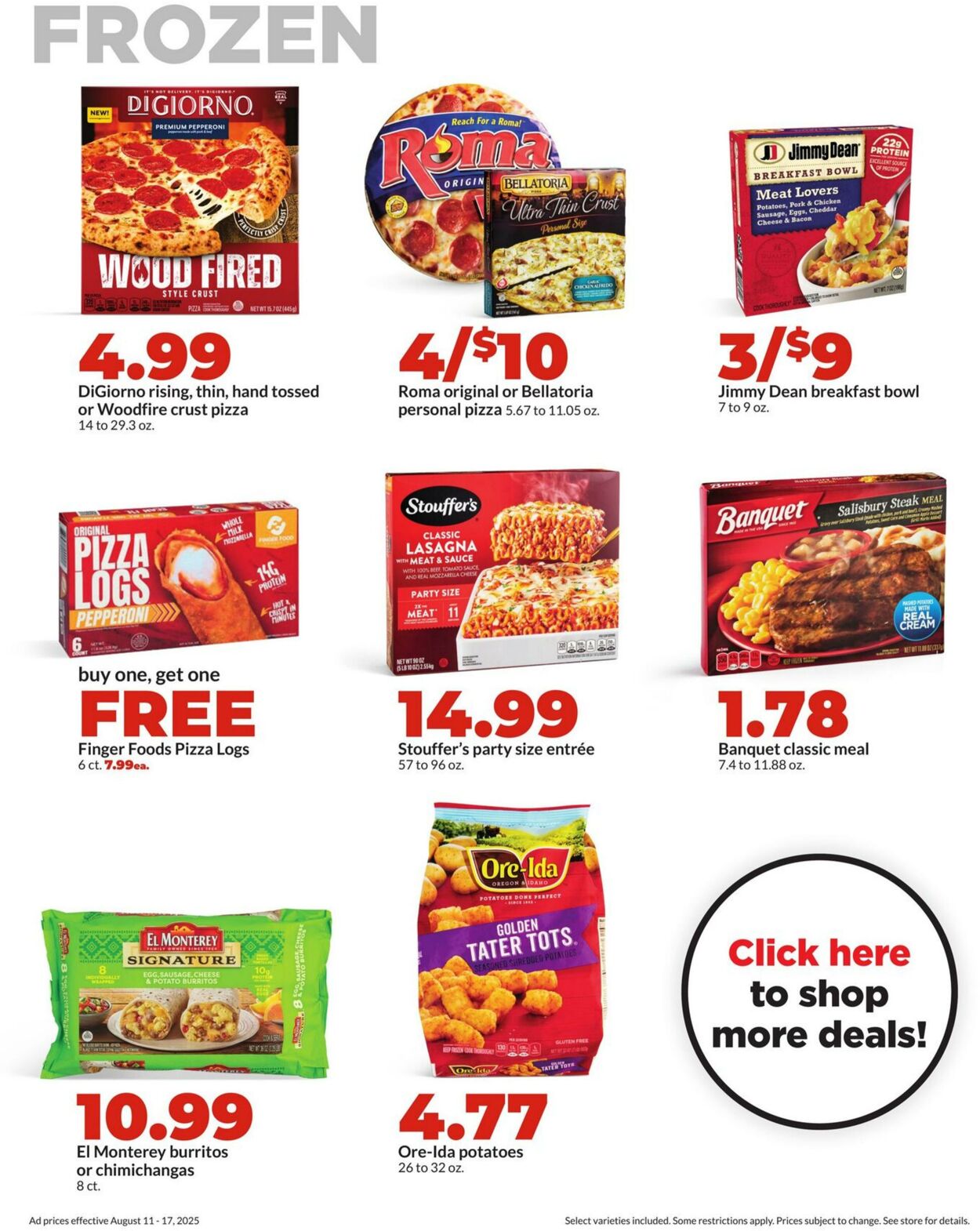 Weekly ad Hy-Vee 08/11/2025 - 08/17/2025
