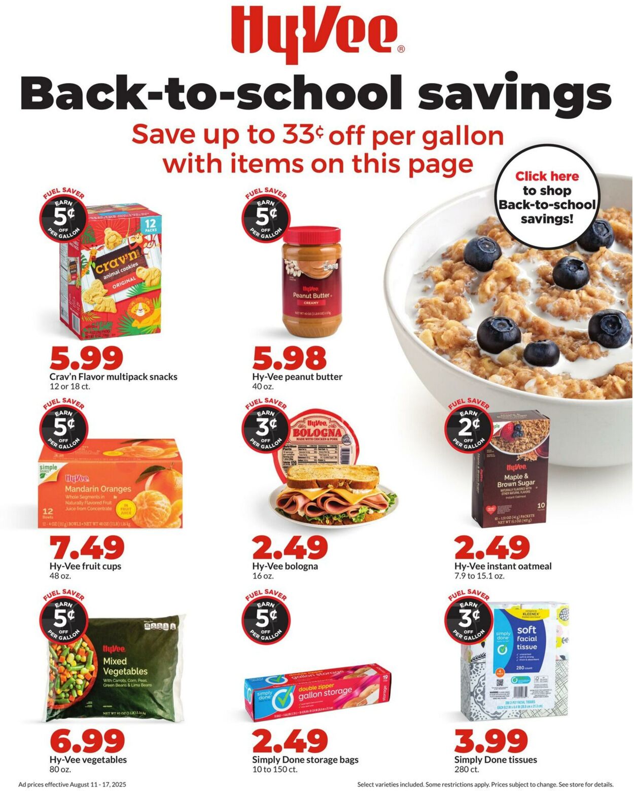 Weekly ad Hy-Vee 08/11/2025 - 08/17/2025
