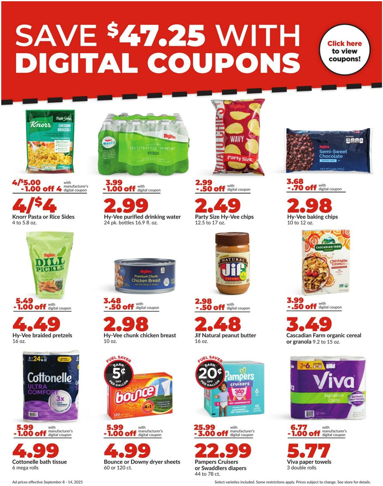 Weekly ad Hy-Vee 09/08/2025 - 09/14/2025