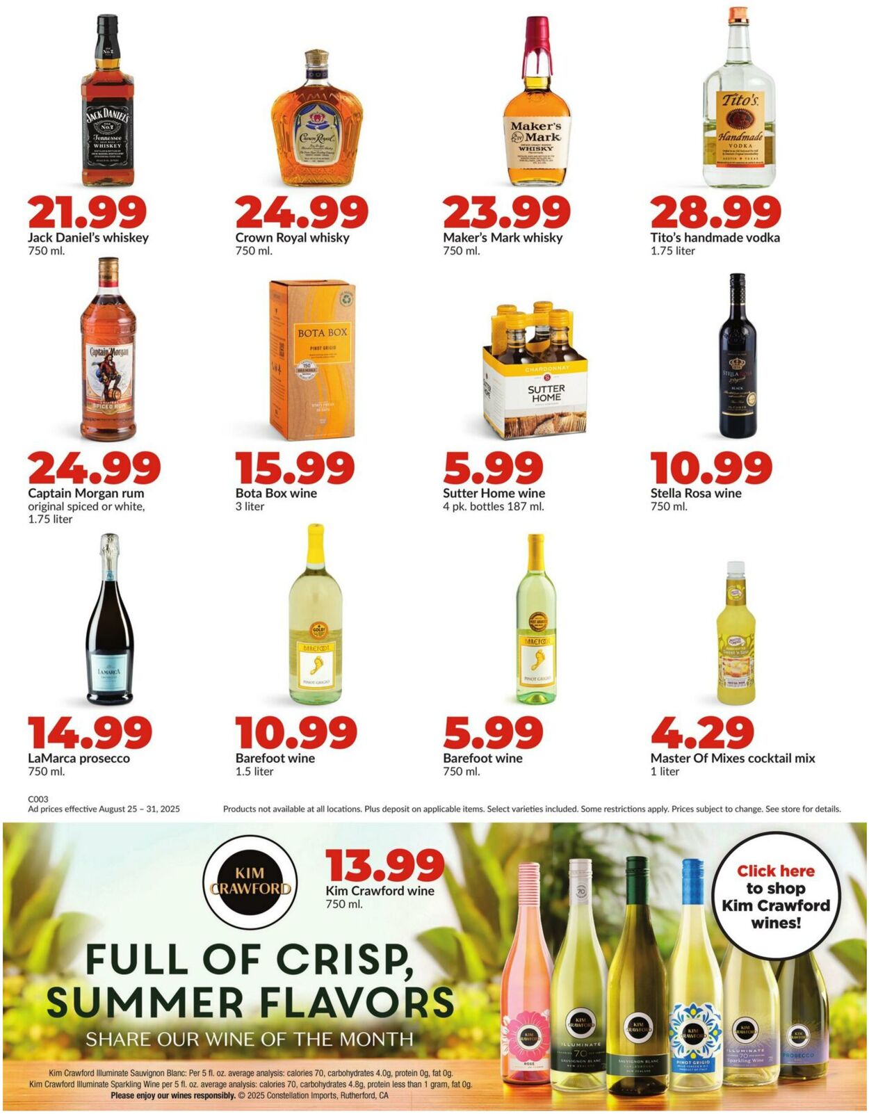 Weekly ad Hy-Vee 08/25/2025 - 08/31/2025