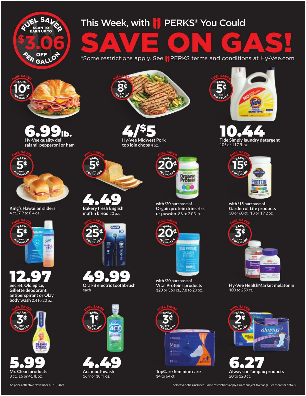 Weekly ad Hy-Vee 11/04/2024 - 11/10/2024