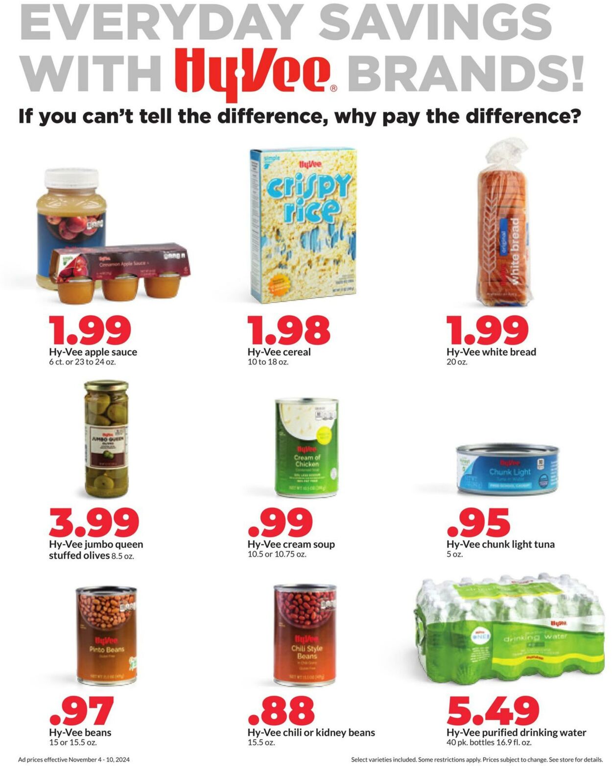 Weekly ad Hy-Vee 11/04/2024 - 11/10/2024