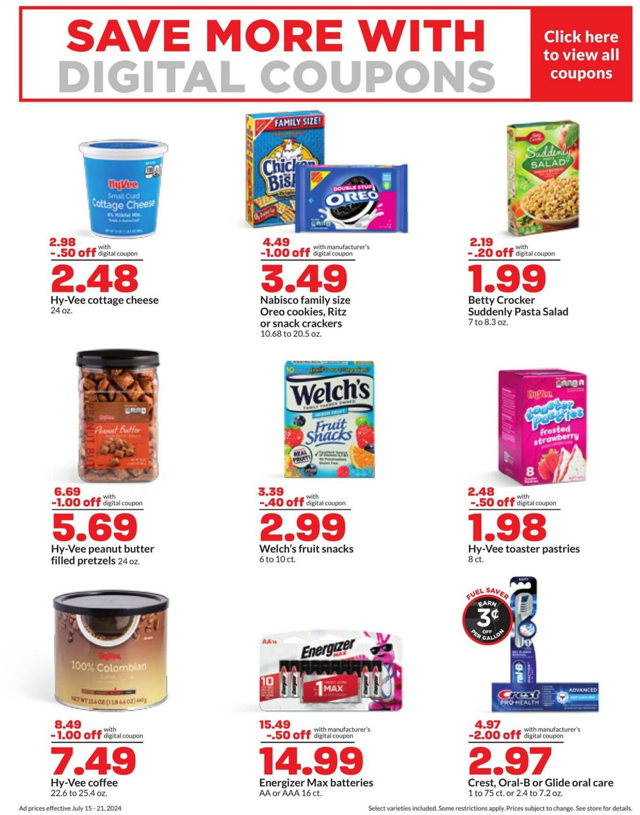 Weekly ad Hy-Vee 07/15/2024 - 07/21/2024