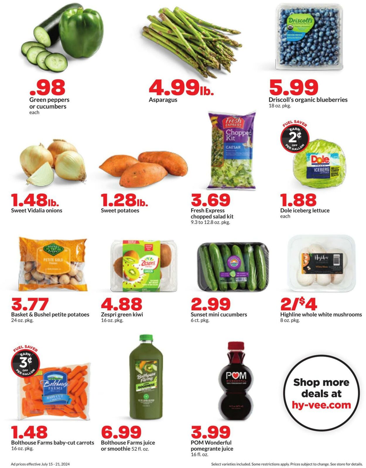 Weekly ad Hy-Vee 07/15/2024 - 07/21/2024