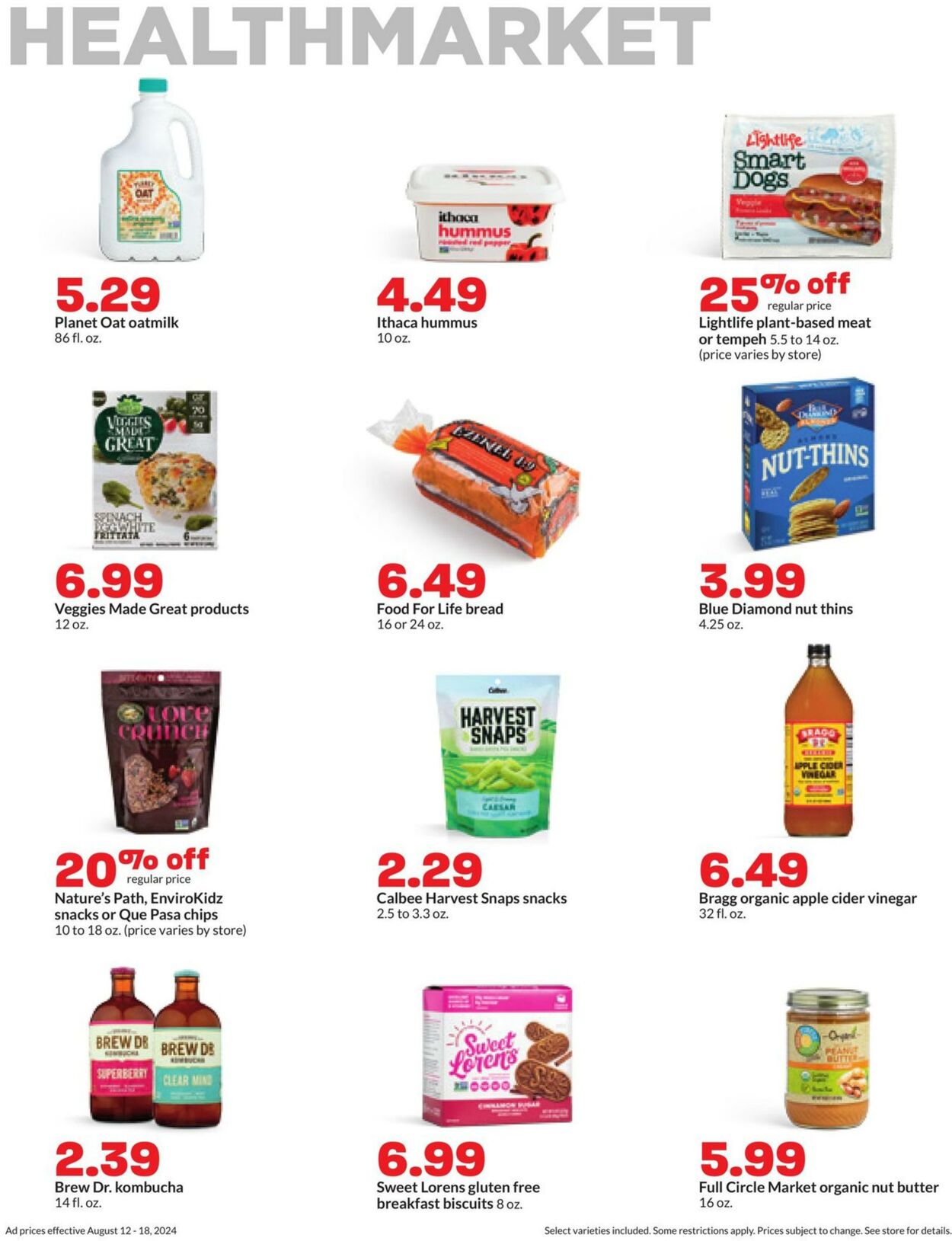 Weekly ad Hy-Vee 08/12/2024 - 08/18/2024