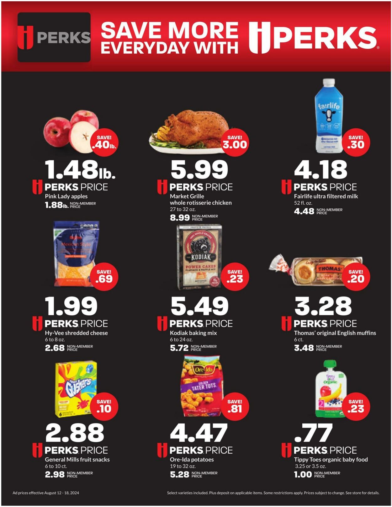 Weekly ad Hy-Vee 08/12/2024 - 08/18/2024