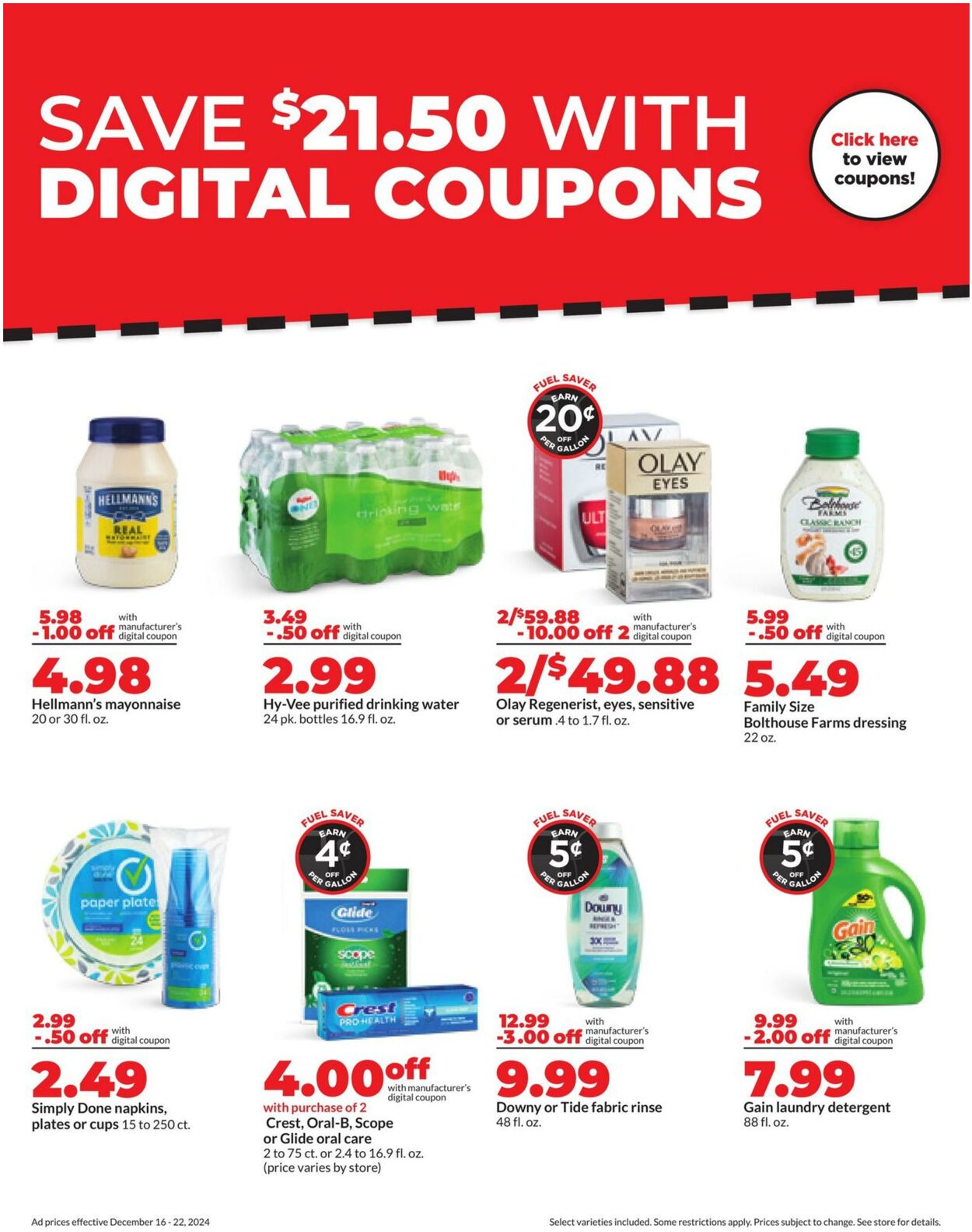 Weekly ad Hy-Vee 12/16/2024 - 12/22/2024