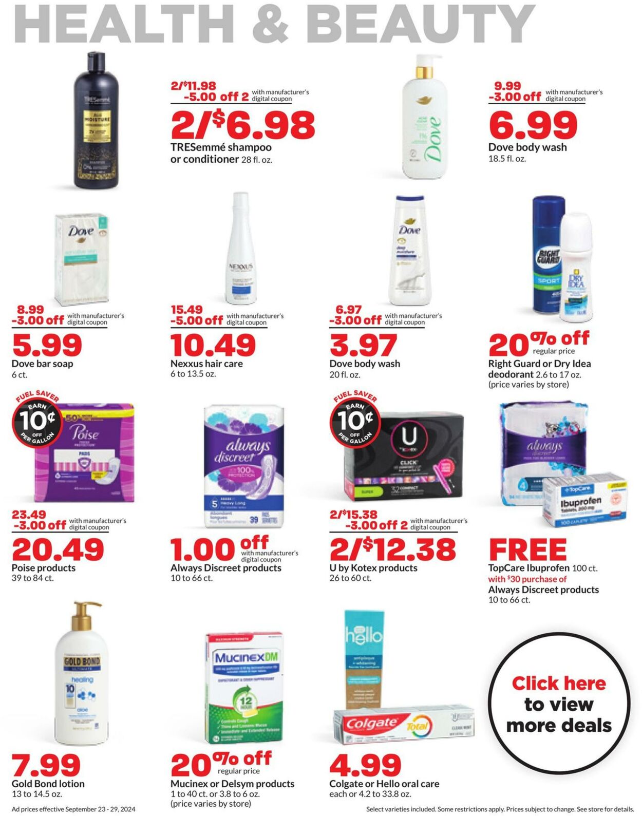 Weekly ad Hy-Vee 09/23/2024 - 09/29/2024