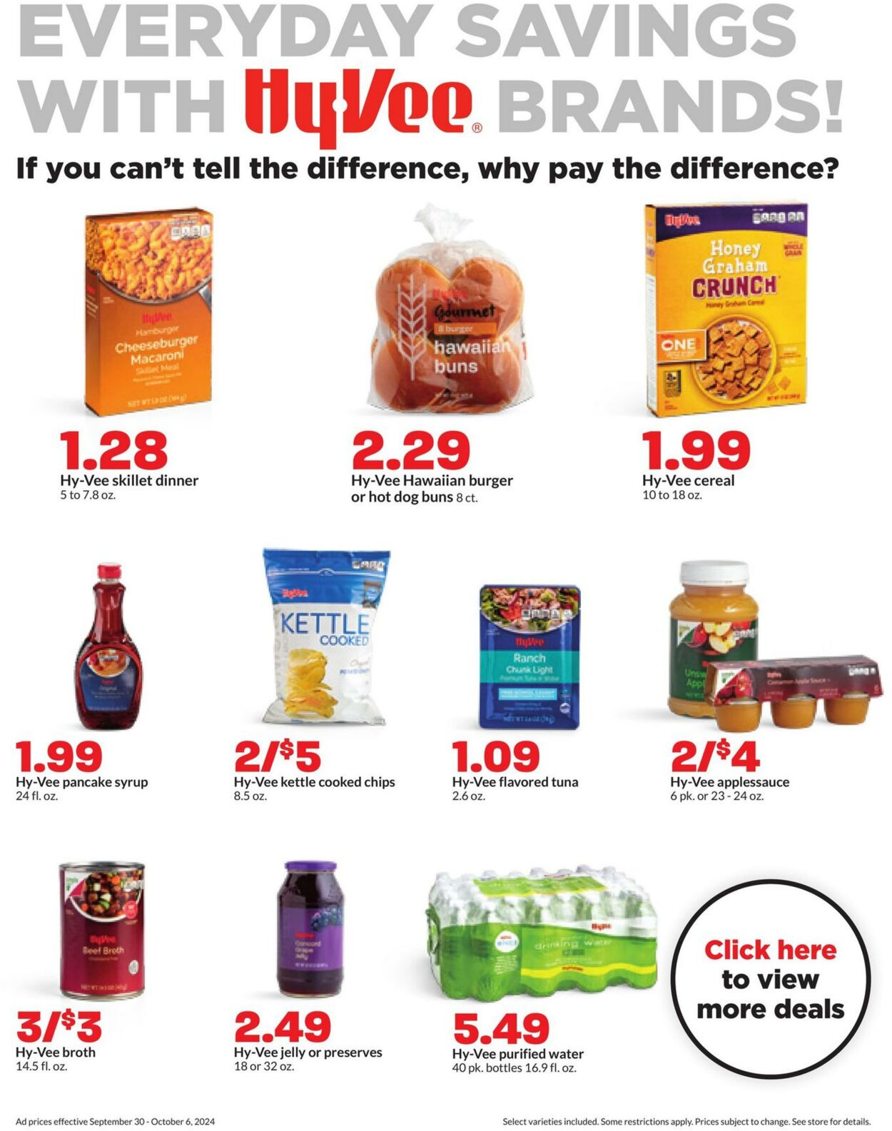 Weekly ad Hy-Vee 09/30/2024 - 10/06/2024