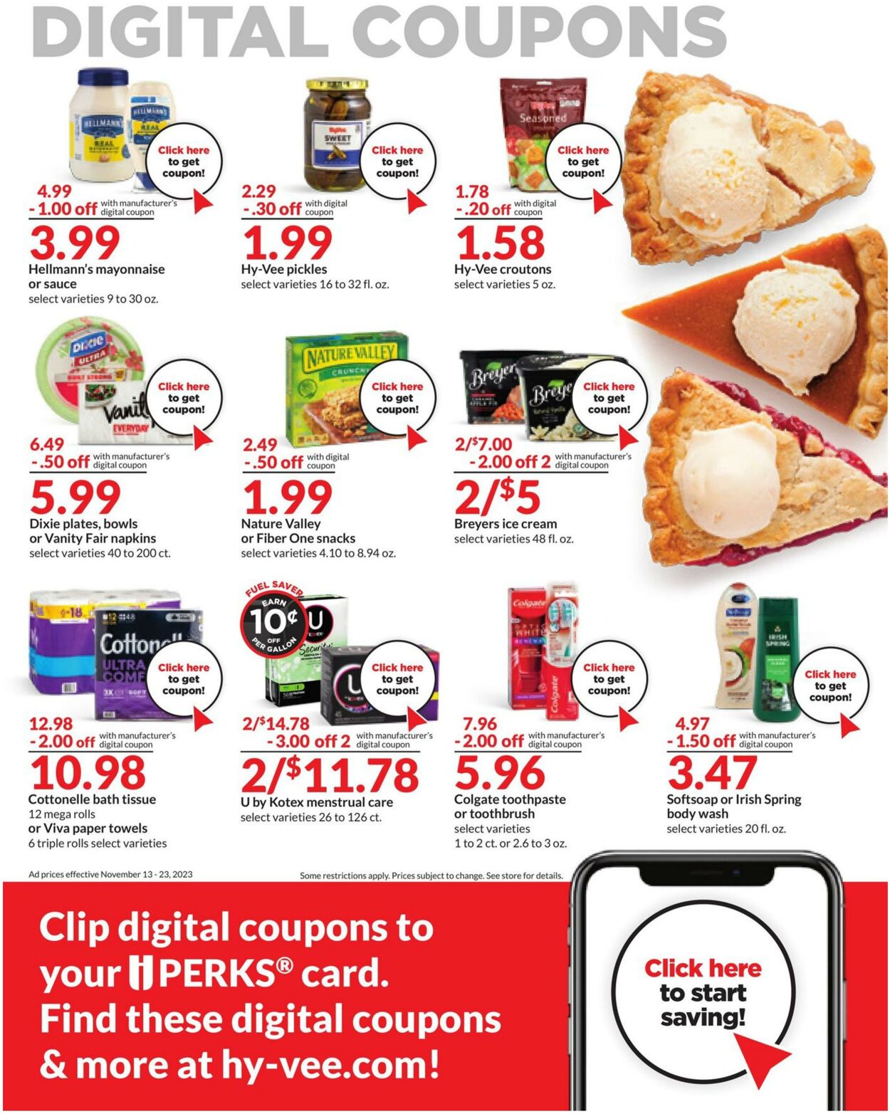 Weekly ad Hy-Vee 11/13/2023 - 11/23/2023