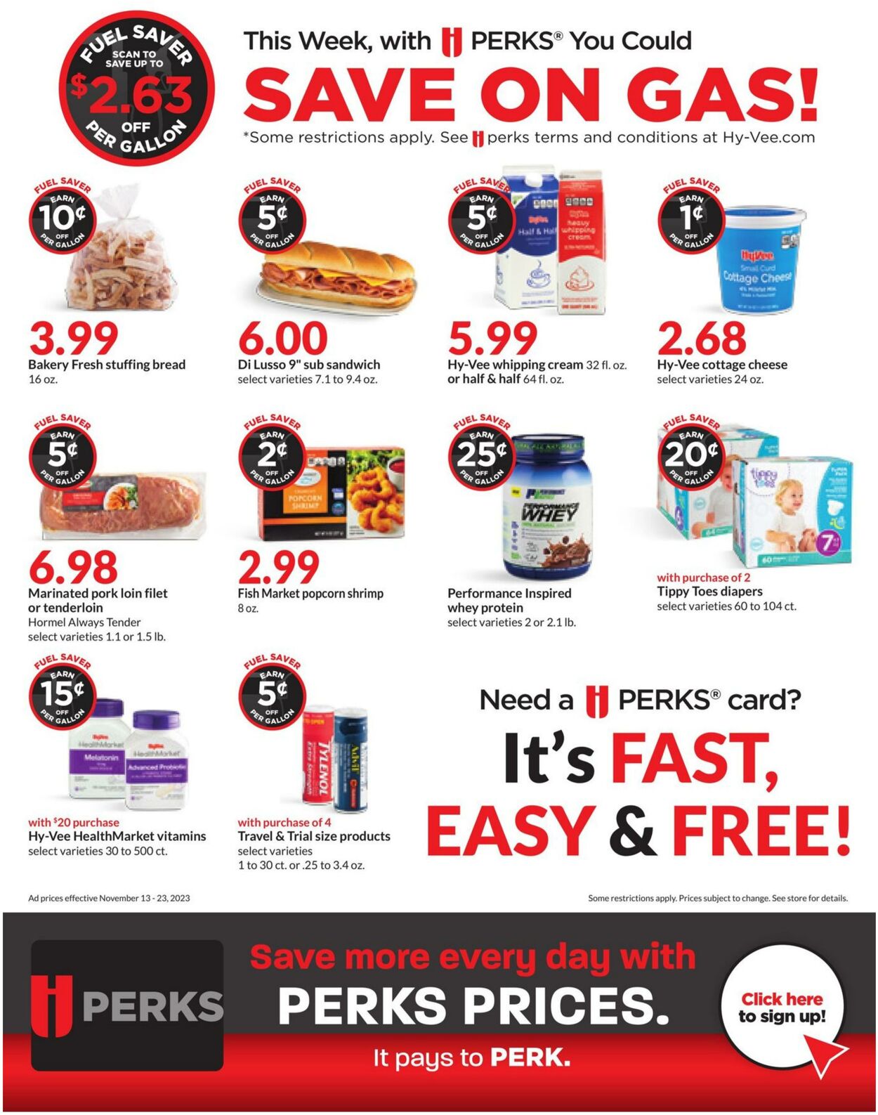 Weekly ad Hy-Vee 11/13/2023 - 11/23/2023