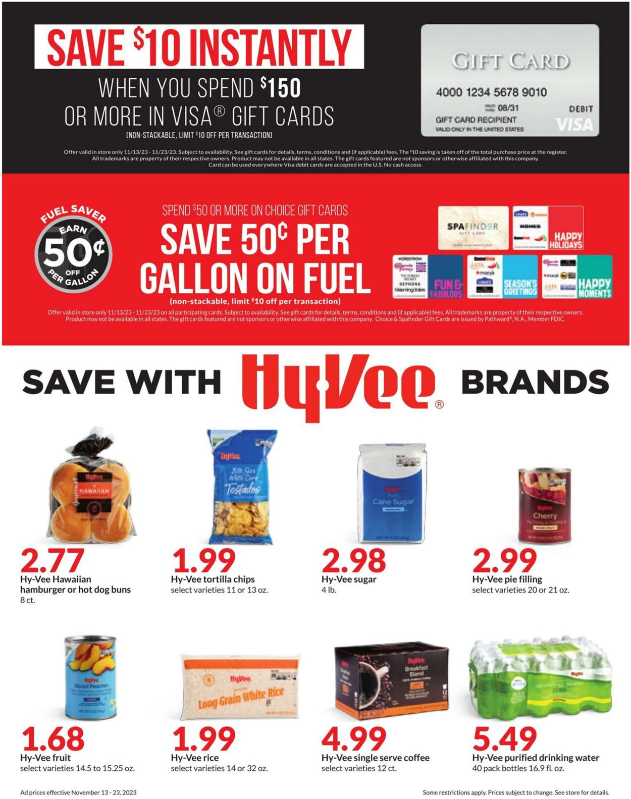 Weekly ad Hy-Vee 11/13/2023 - 11/23/2023