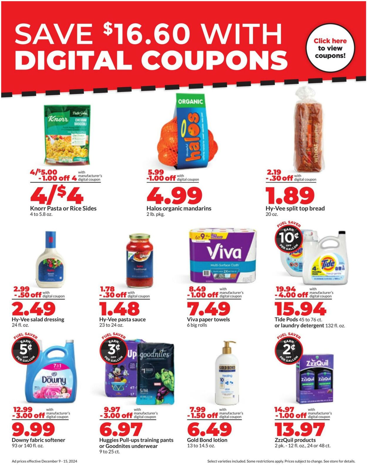 Weekly ad Hy-Vee 12/09/2024 - 12/15/2024