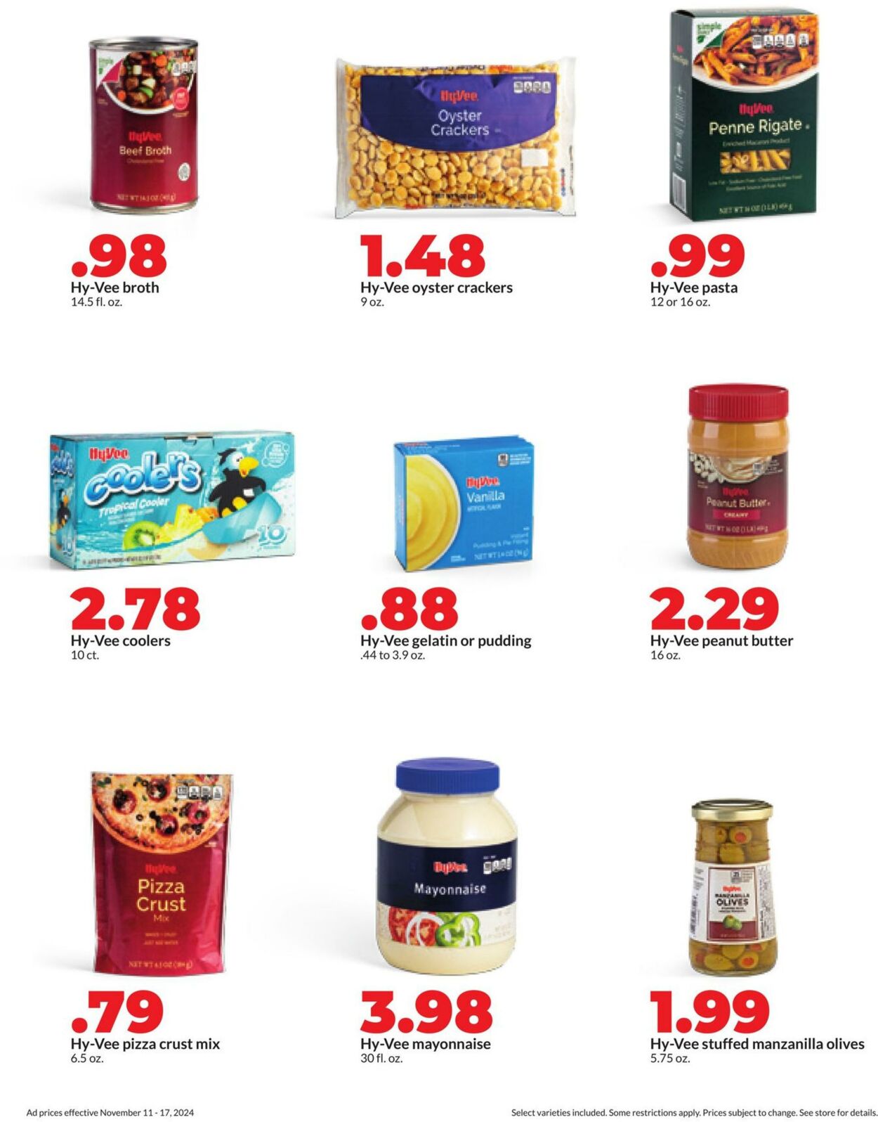 Weekly ad Hy-Vee 11/11/2024 - 11/17/2024