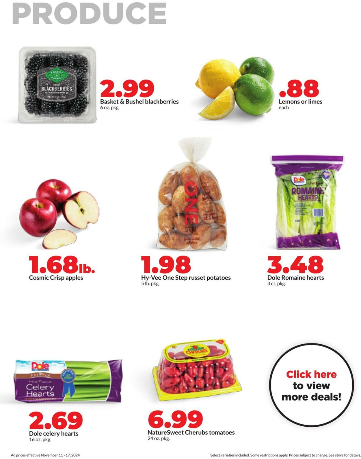 Weekly ad Hy-Vee 11/11/2024 - 11/17/2024