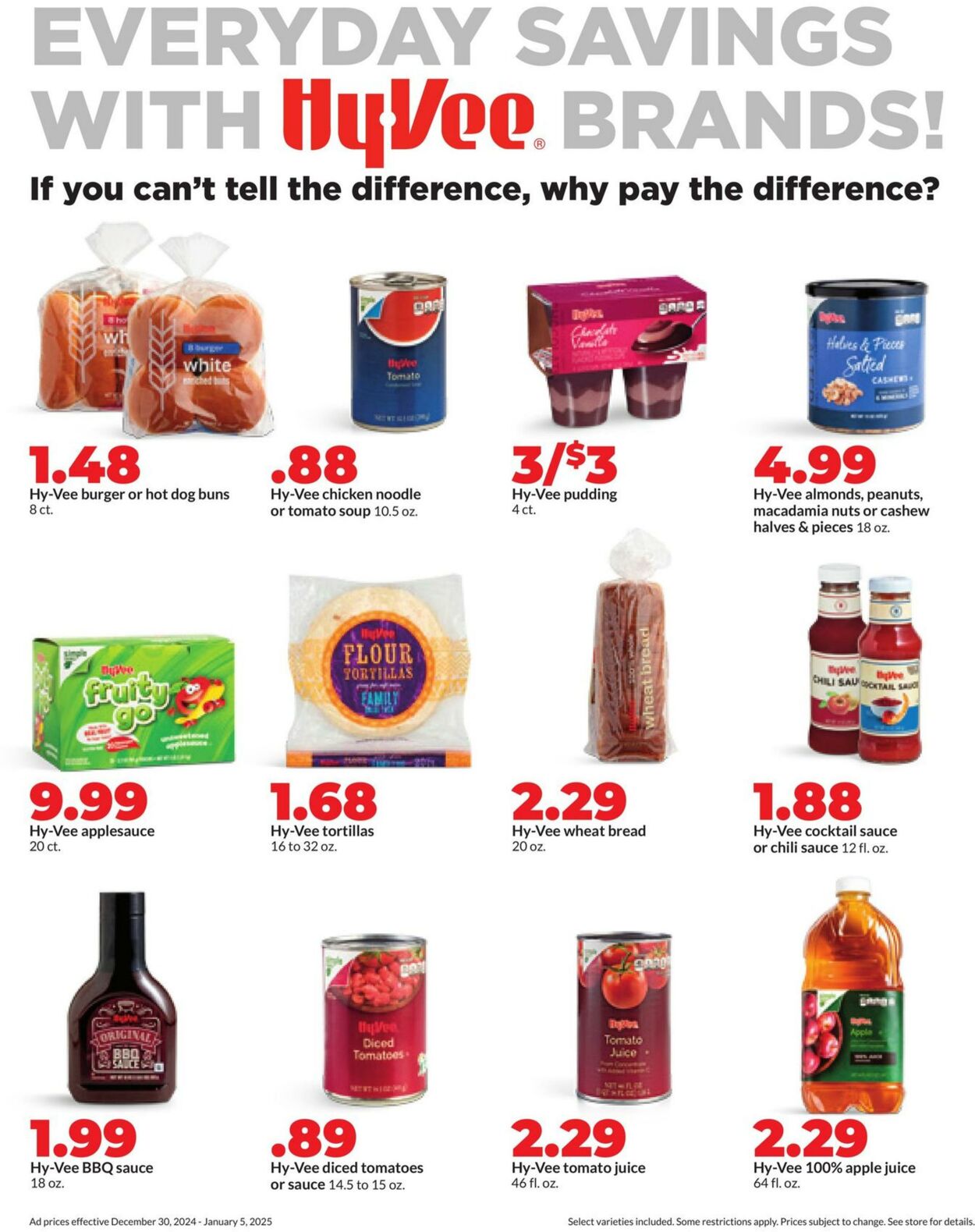 Weekly ad Hy-Vee 12/30/2024 - 01/05/2025