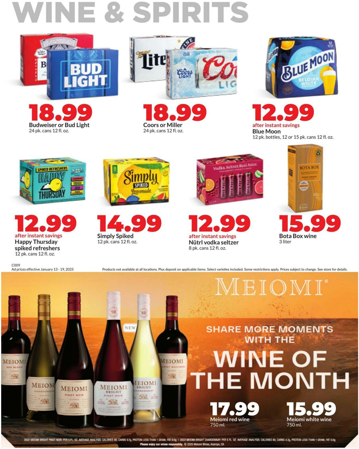 Weekly ad Hy-Vee 01/13/2025 - 01/19/2025