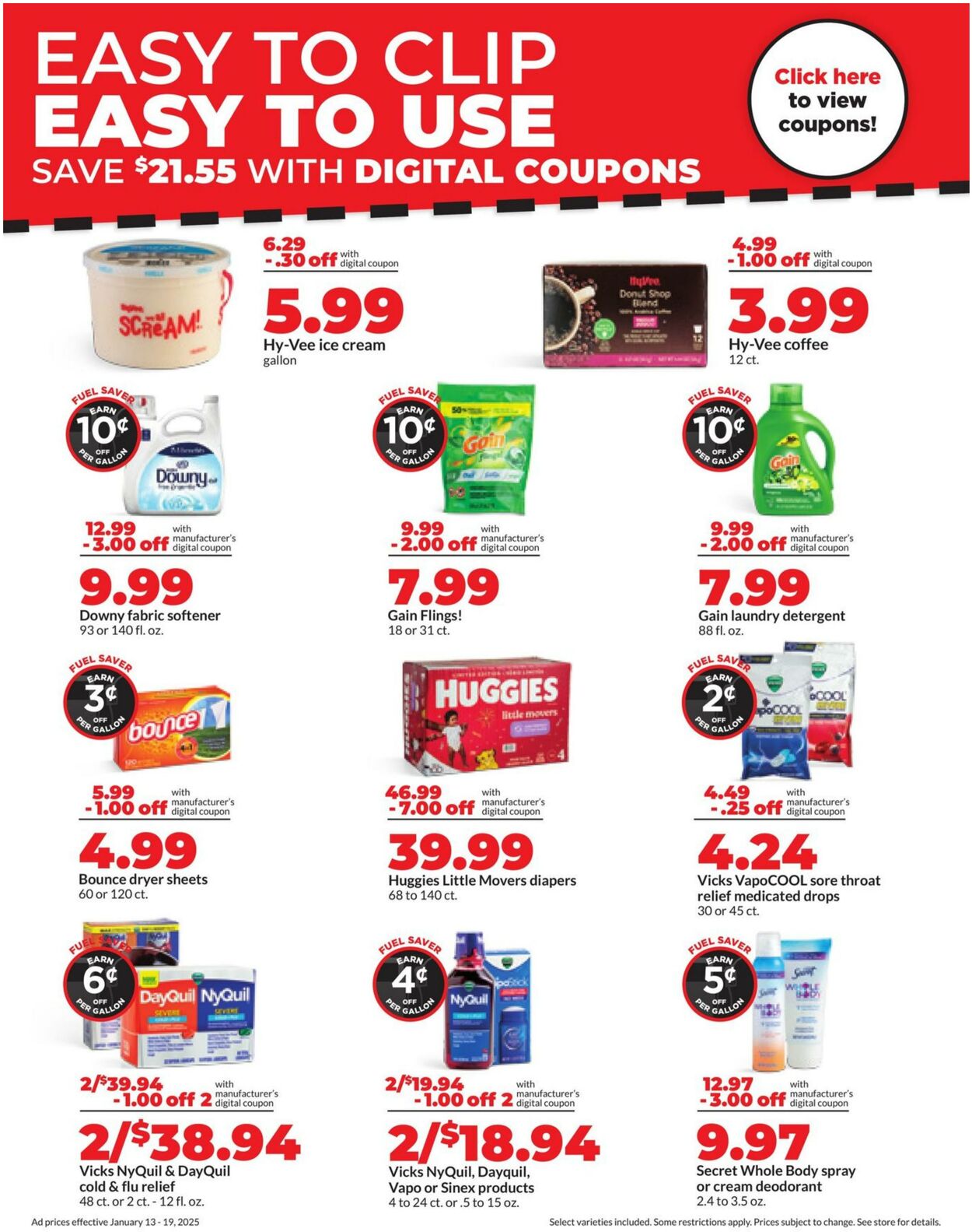 Weekly ad Hy-Vee 01/13/2025 - 01/19/2025