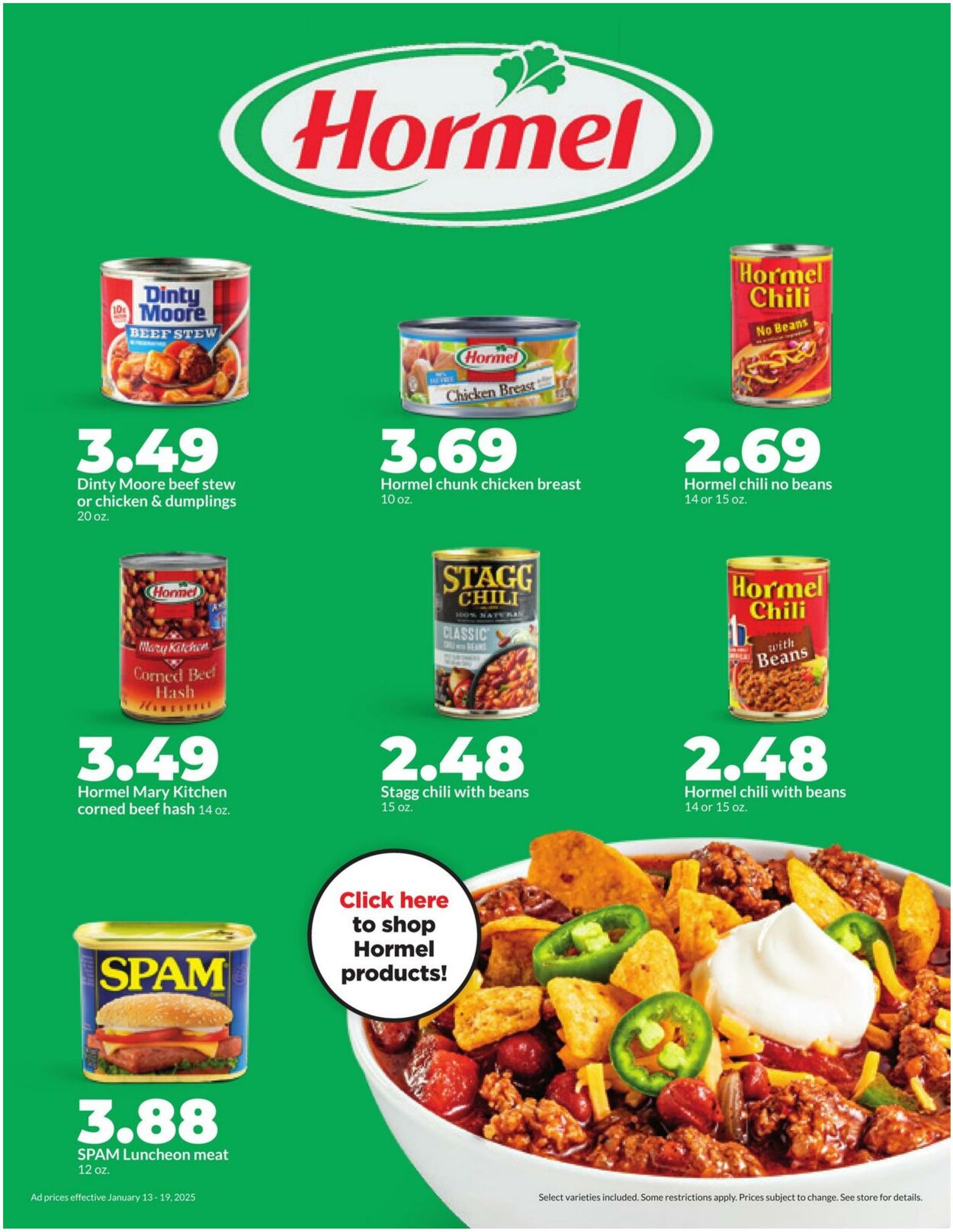 Weekly ad Hy-Vee 01/13/2025 - 01/19/2025