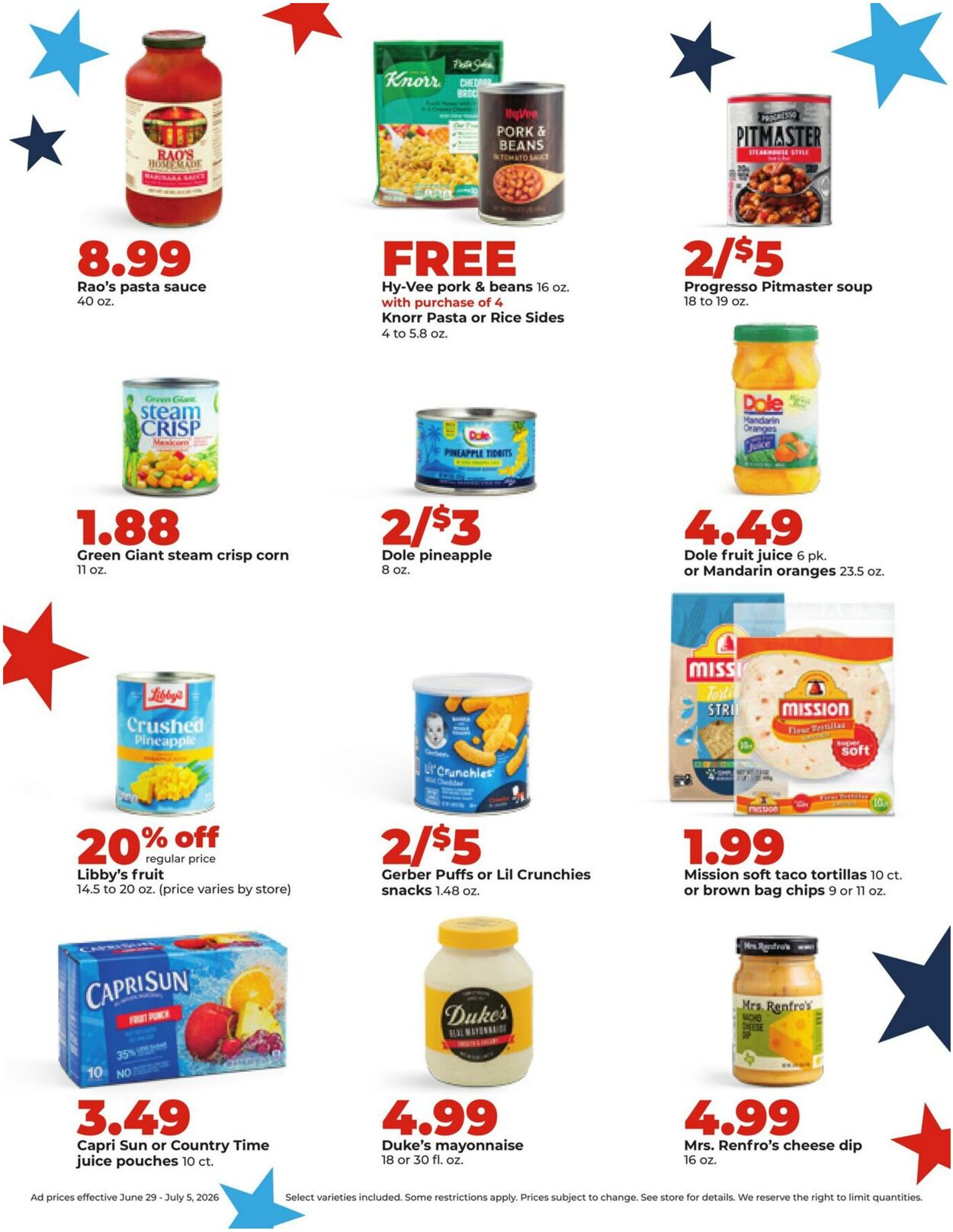 Weekly ad Hy-Vee 06/29/2026 - 07/05/2026