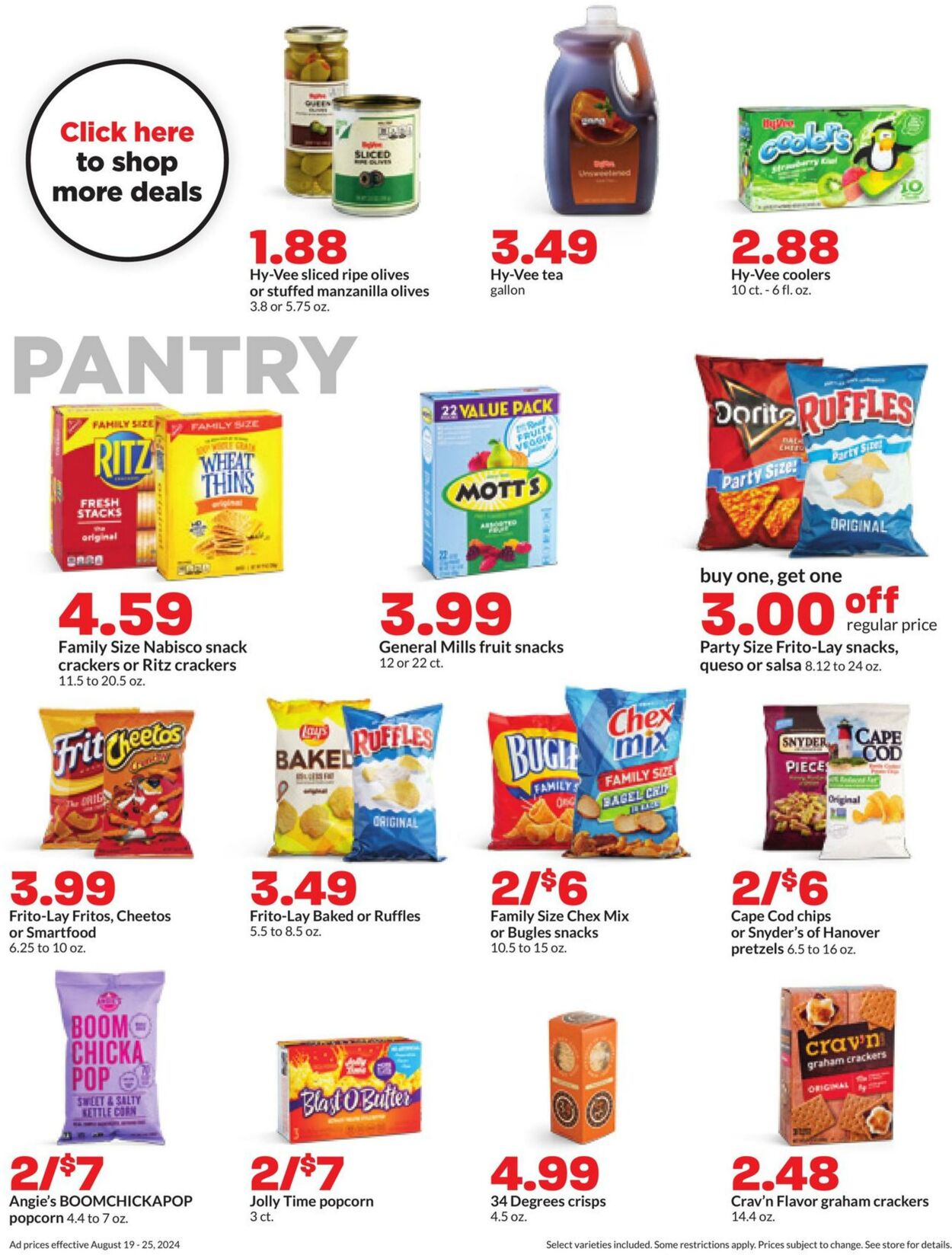 Weekly ad Hy-Vee 08/19/2024 - 08/25/2024