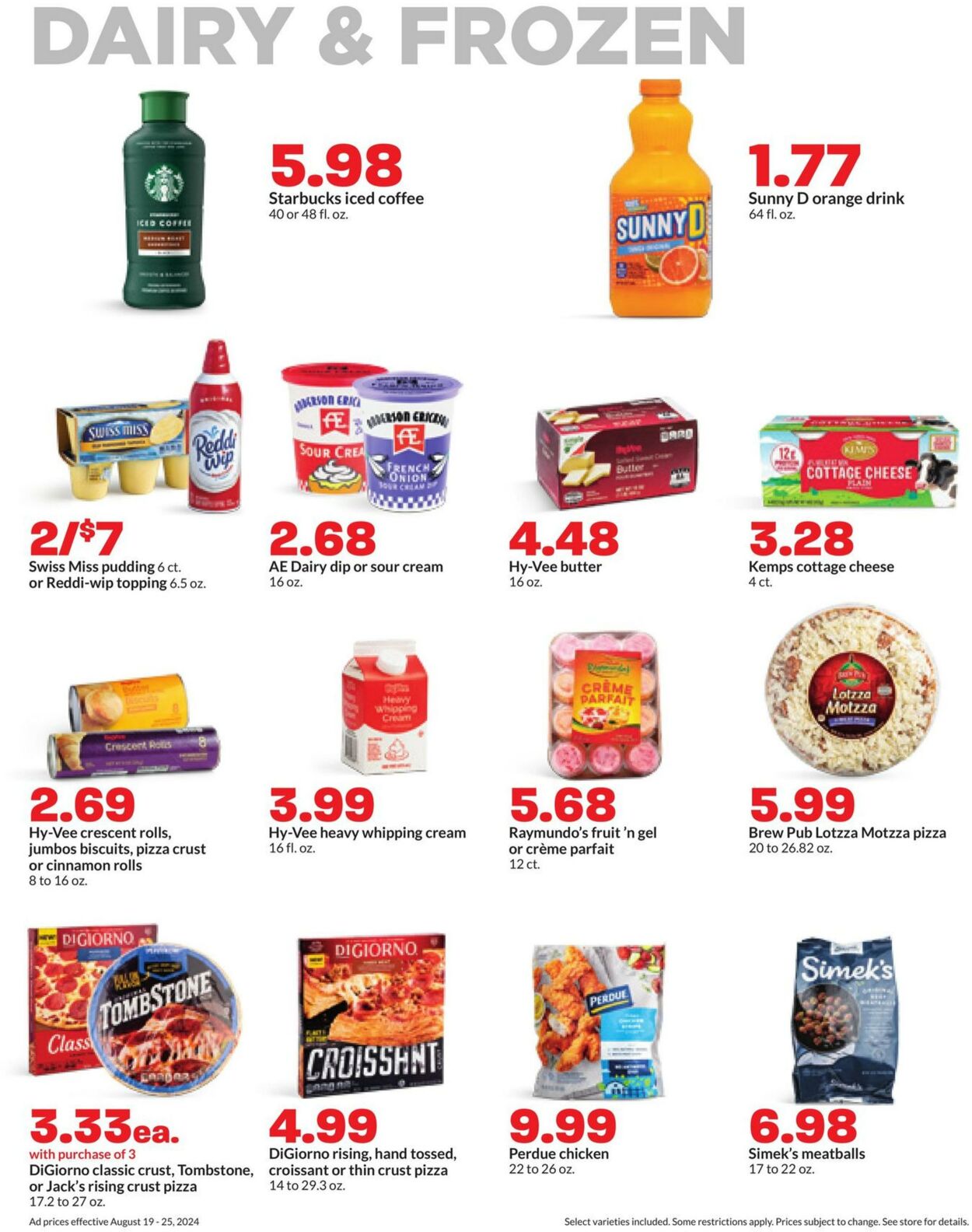 Weekly ad Hy-Vee 08/19/2024 - 08/25/2024