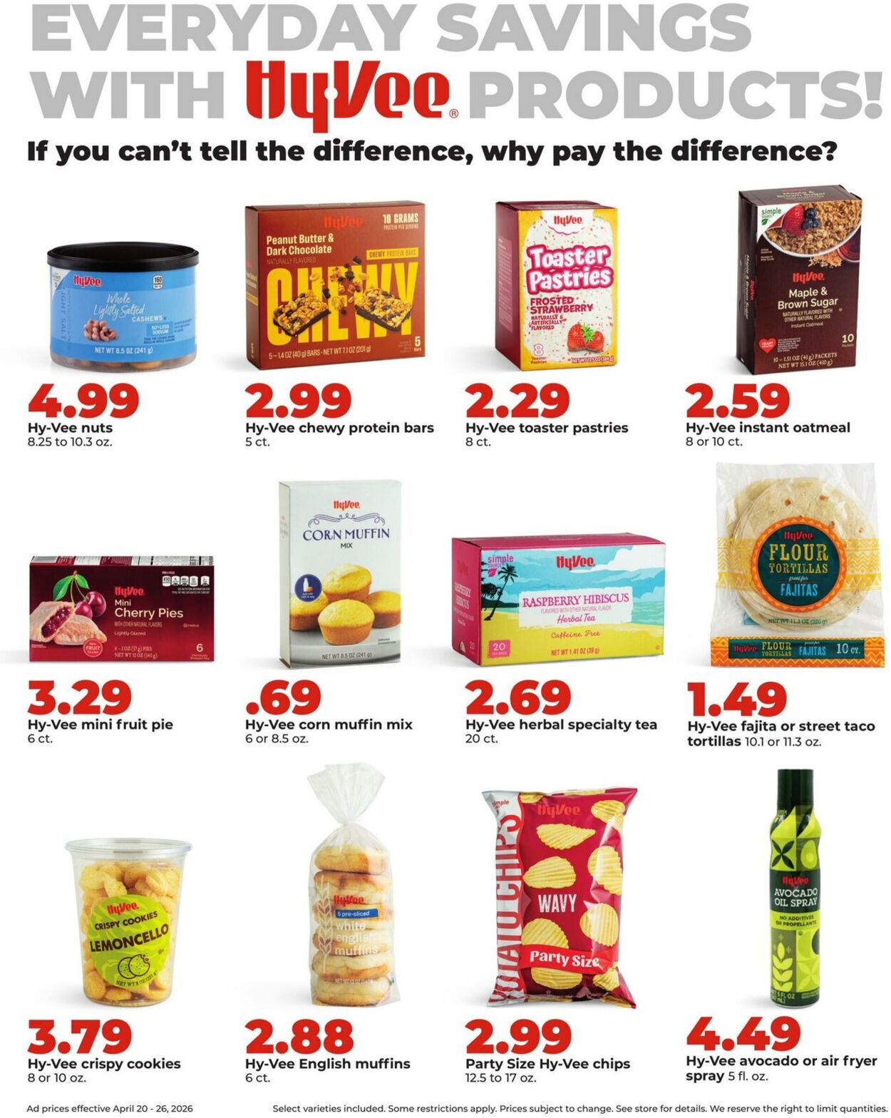 Weekly ad Hy-Vee 04/20/2026 - 04/26/2026