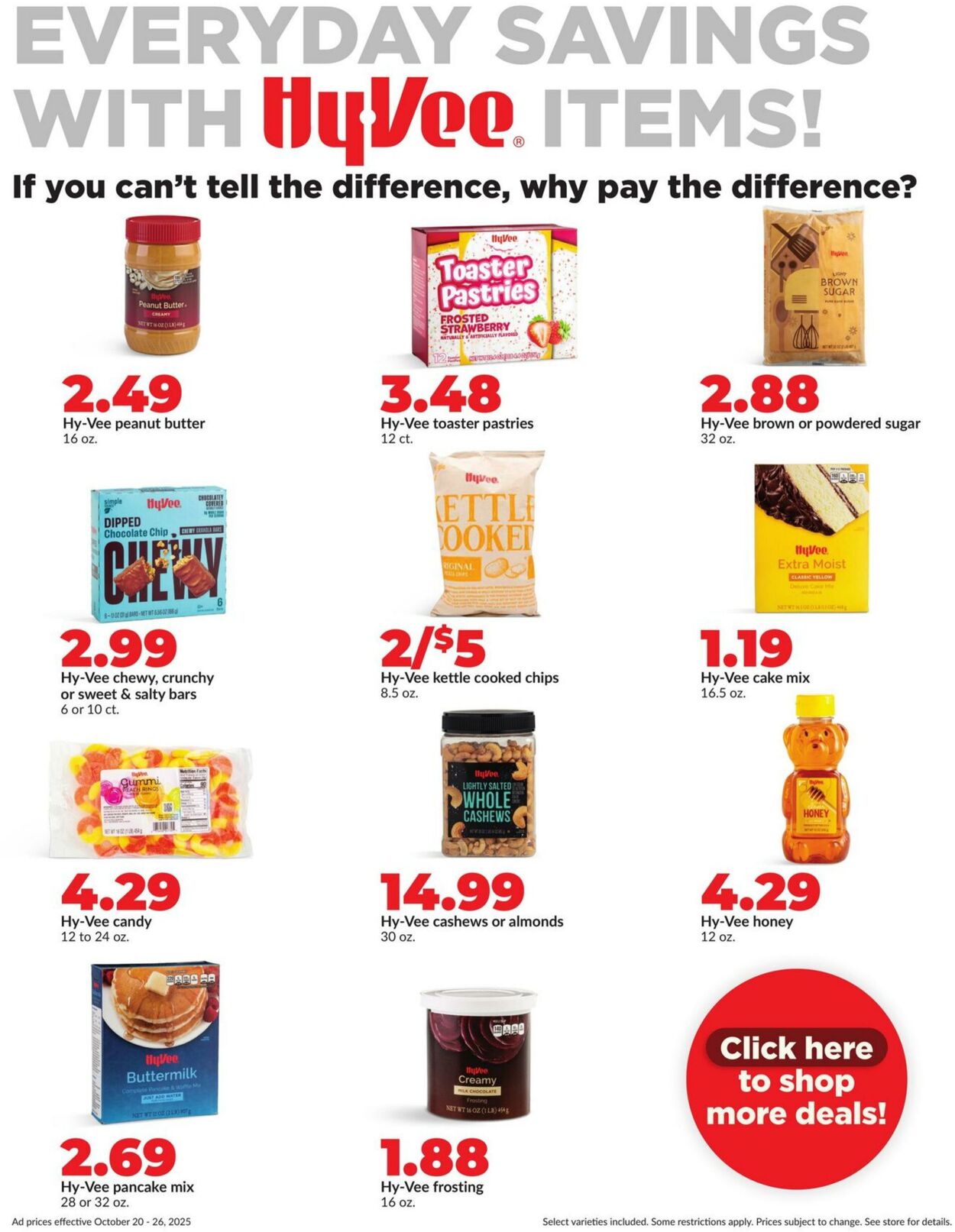 Weekly ad Hy-Vee 10/20/2025 - 10/26/2025