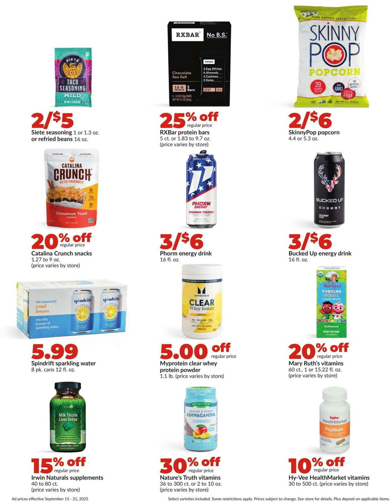 Weekly ad Hy-Vee 09/15/2025 - 09/21/2025