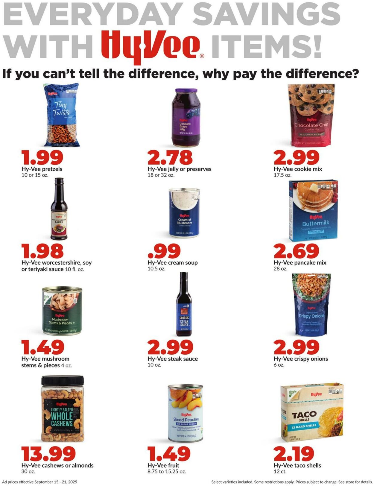 Weekly ad Hy-Vee 09/15/2025 - 09/21/2025