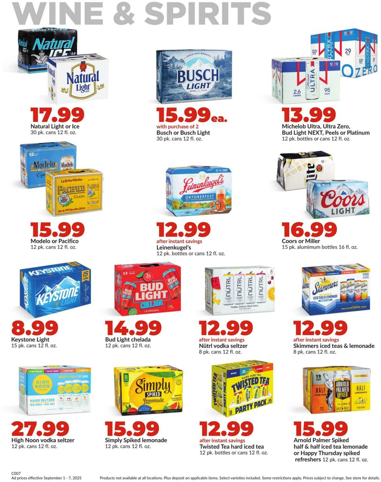 Weekly ad Hy-Vee 09/01/2025 - 09/07/2025