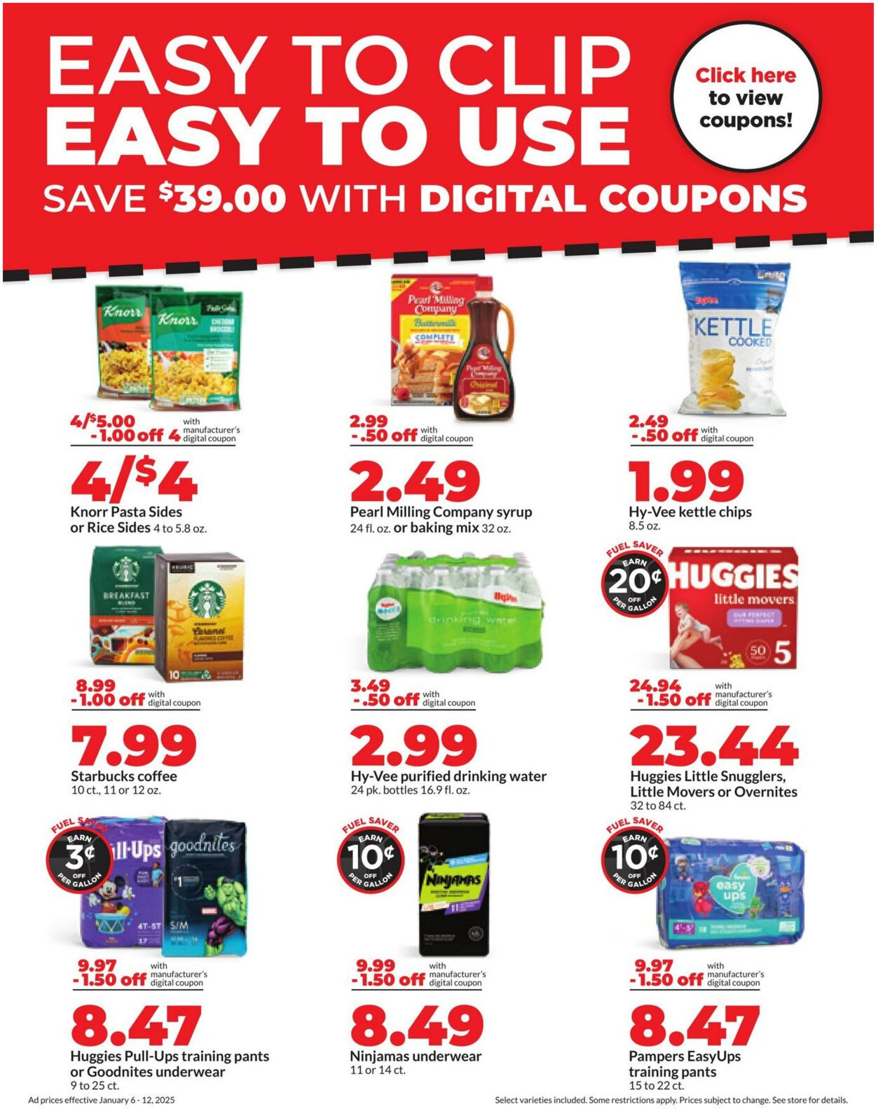 Weekly ad Hy-Vee 01/06/2025 - 01/12/2025