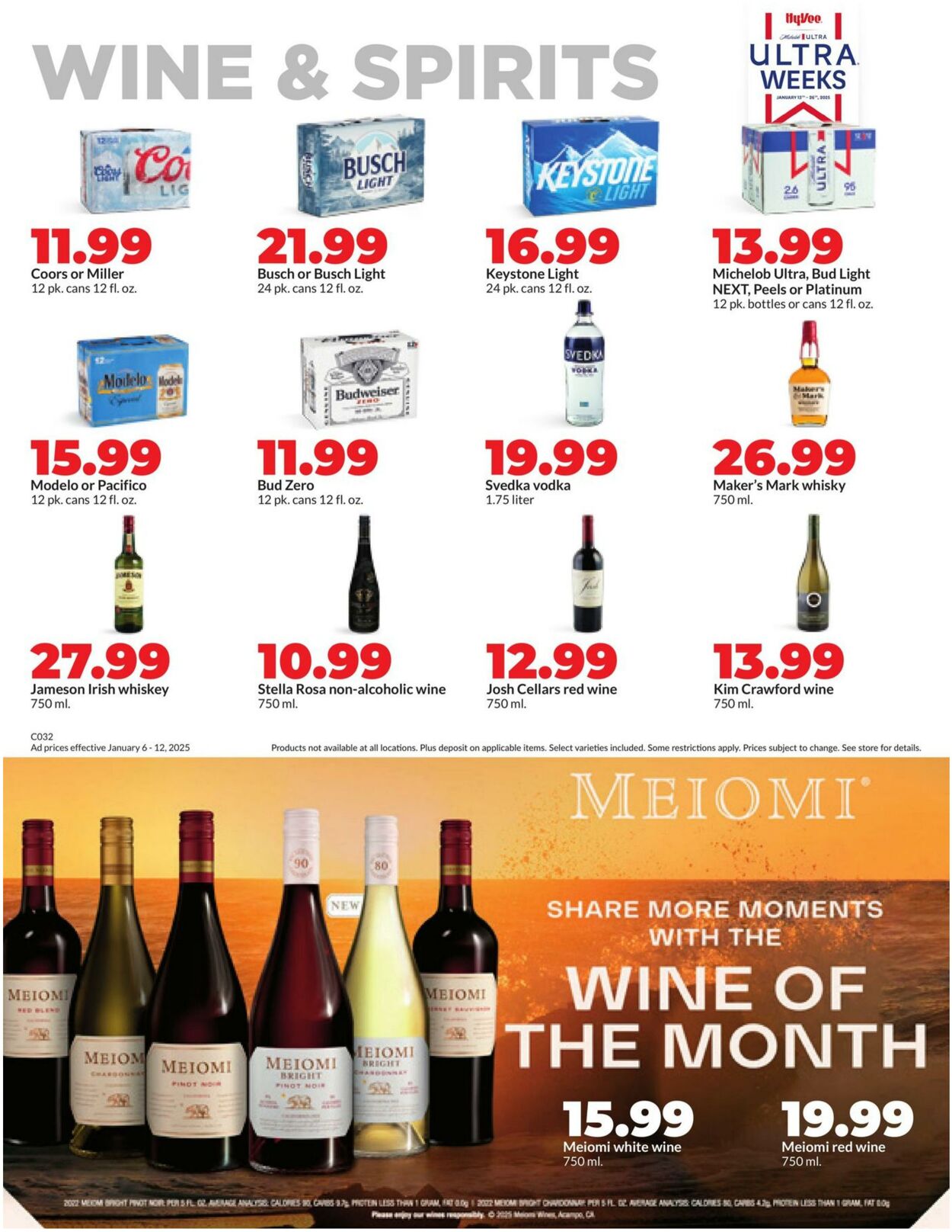 Weekly ad Hy-Vee 01/06/2025 - 01/12/2025