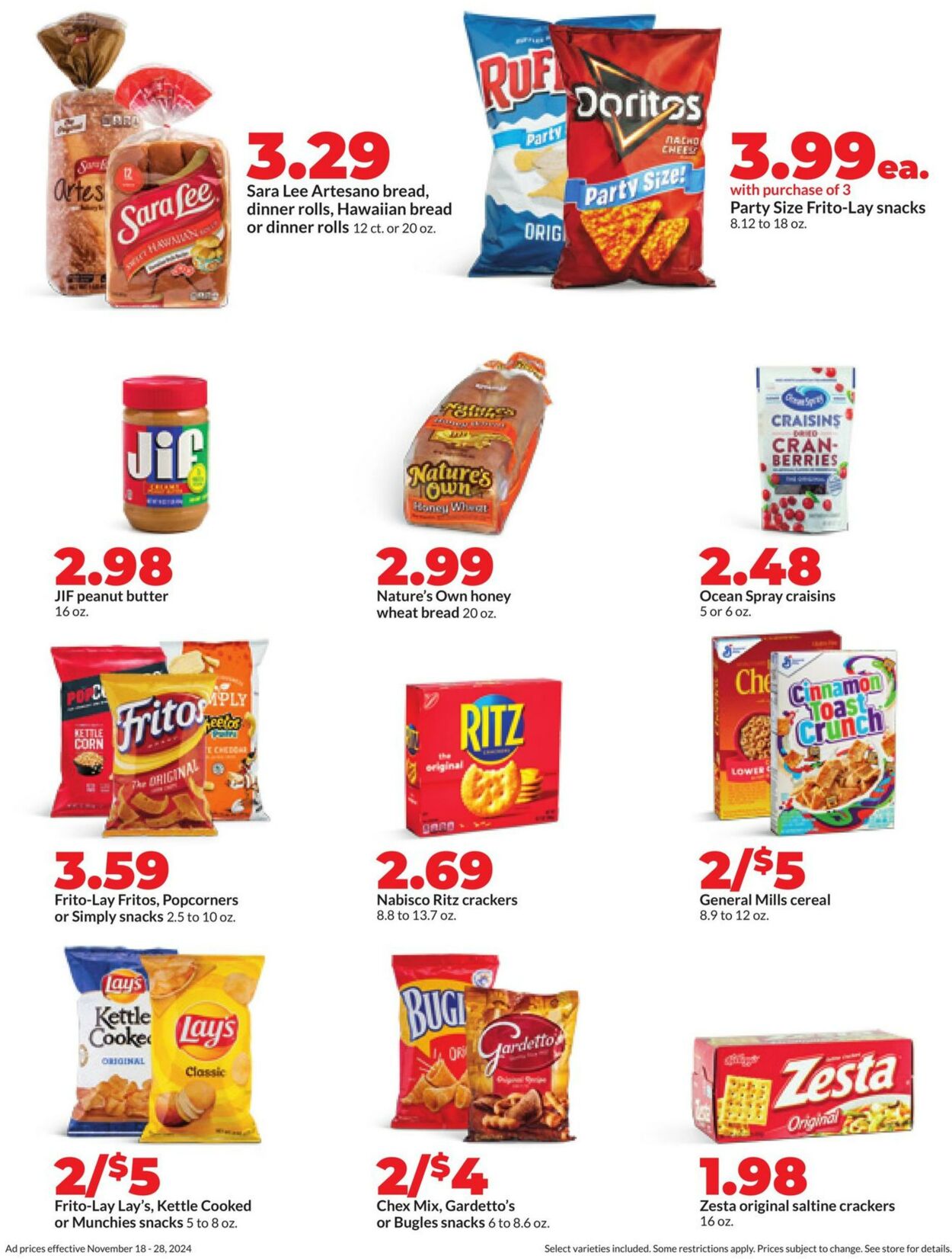 Weekly ad Hy-Vee 11/18/2024 - 11/28/2024