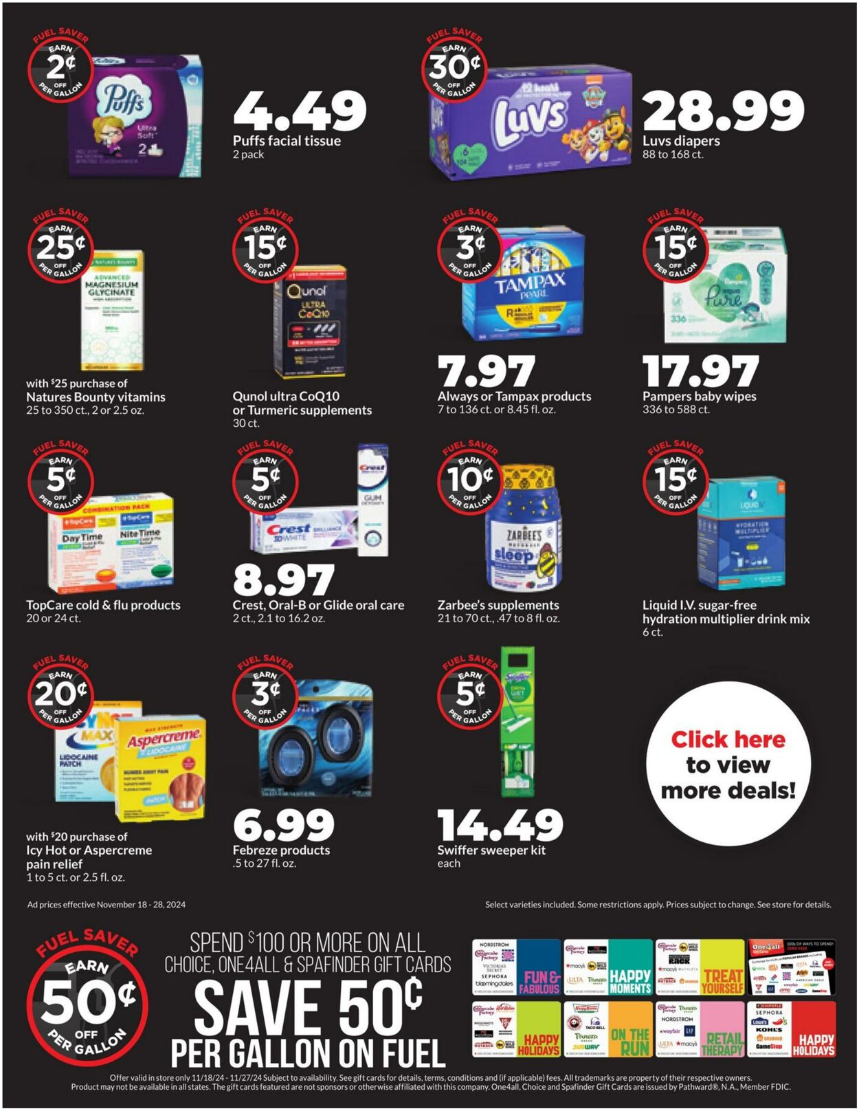 Weekly ad Hy-Vee 11/18/2024 - 11/28/2024